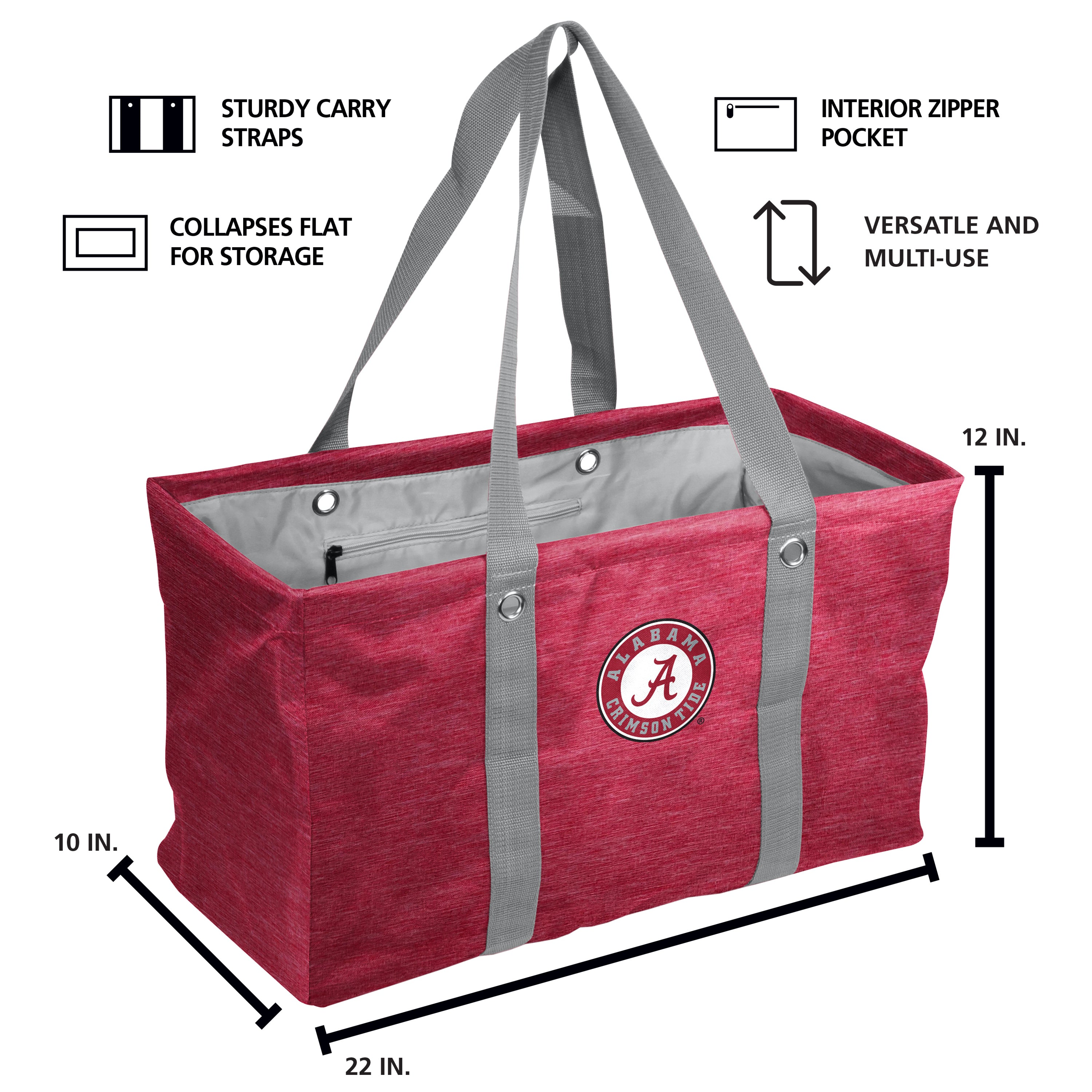 Alabama Crosshatch Picnic Caddy