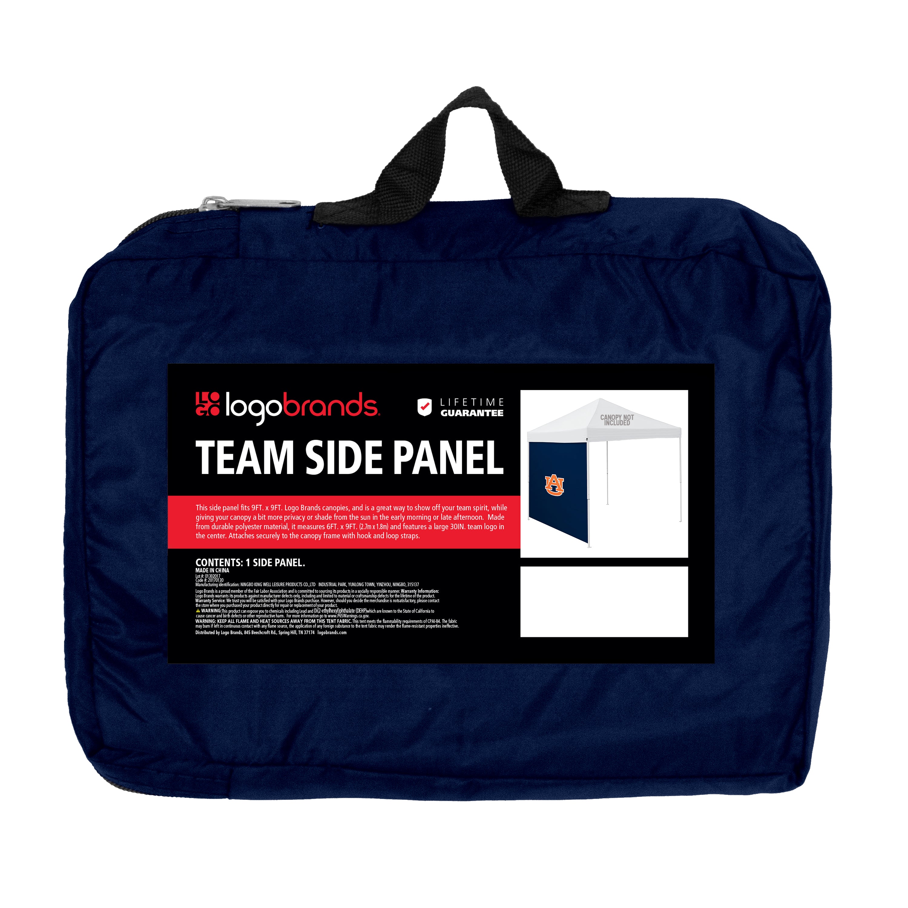 Auburn 9 x 9 Side Panel