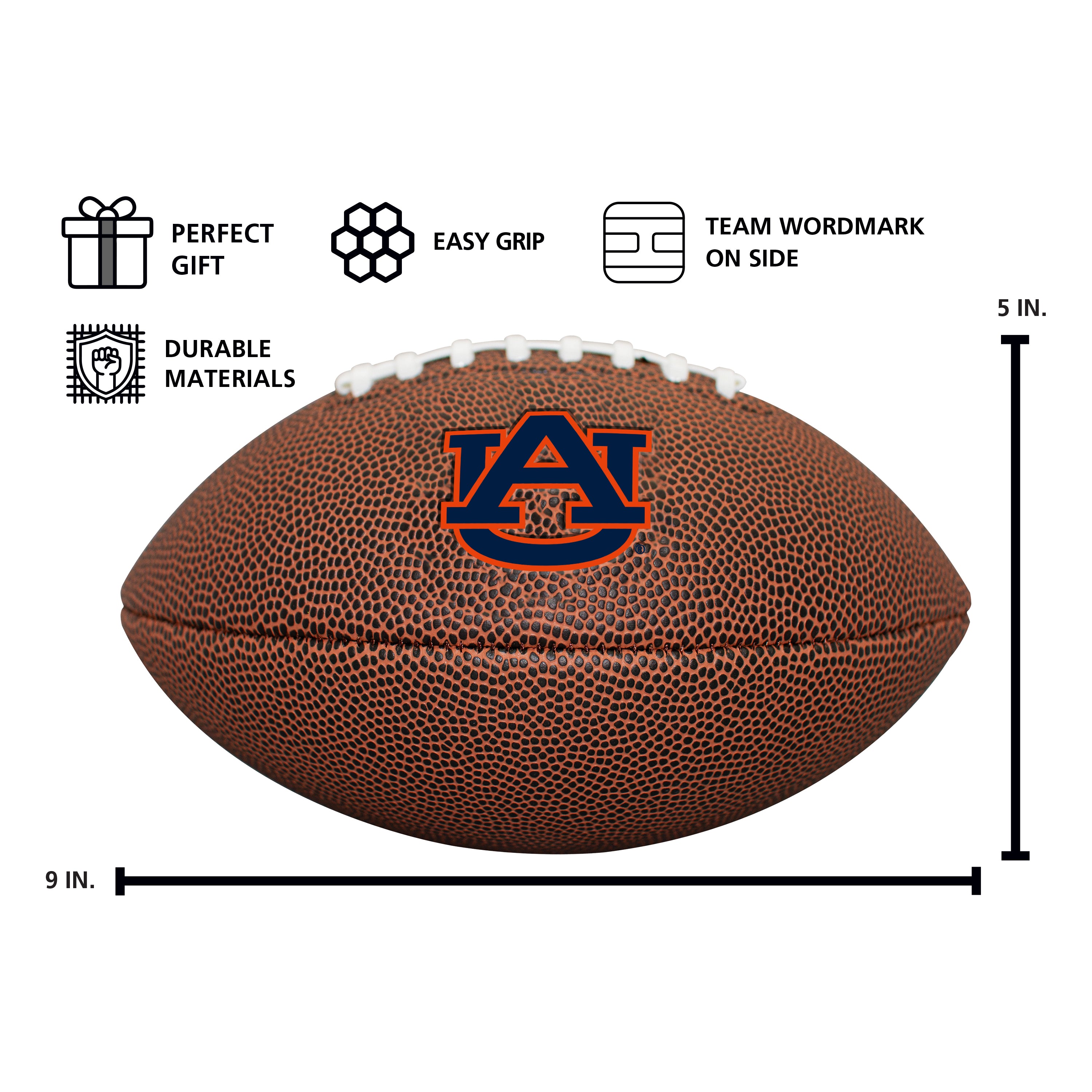 Auburn Mini-Size Composite Football