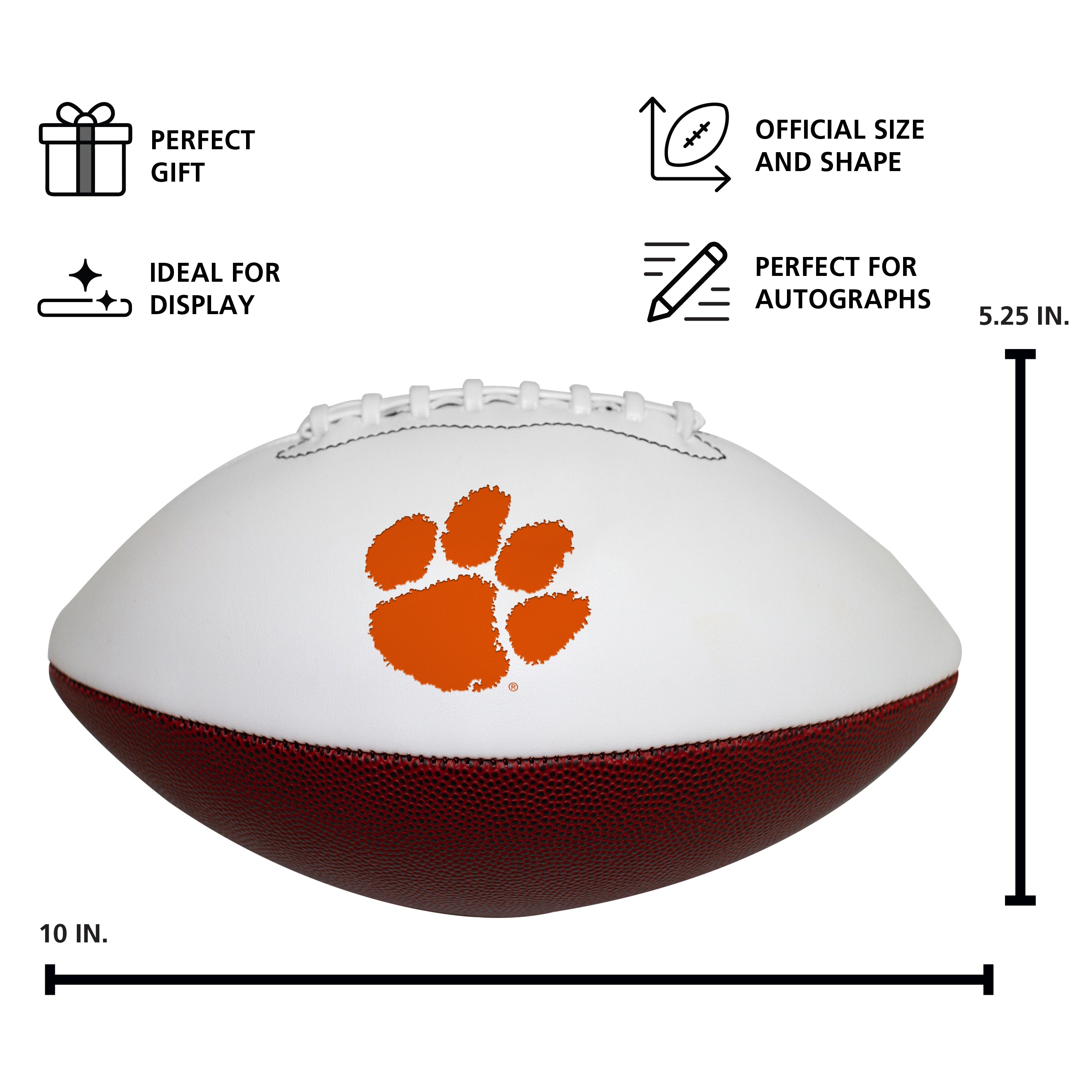 Clemson Official-Size Autograph Football