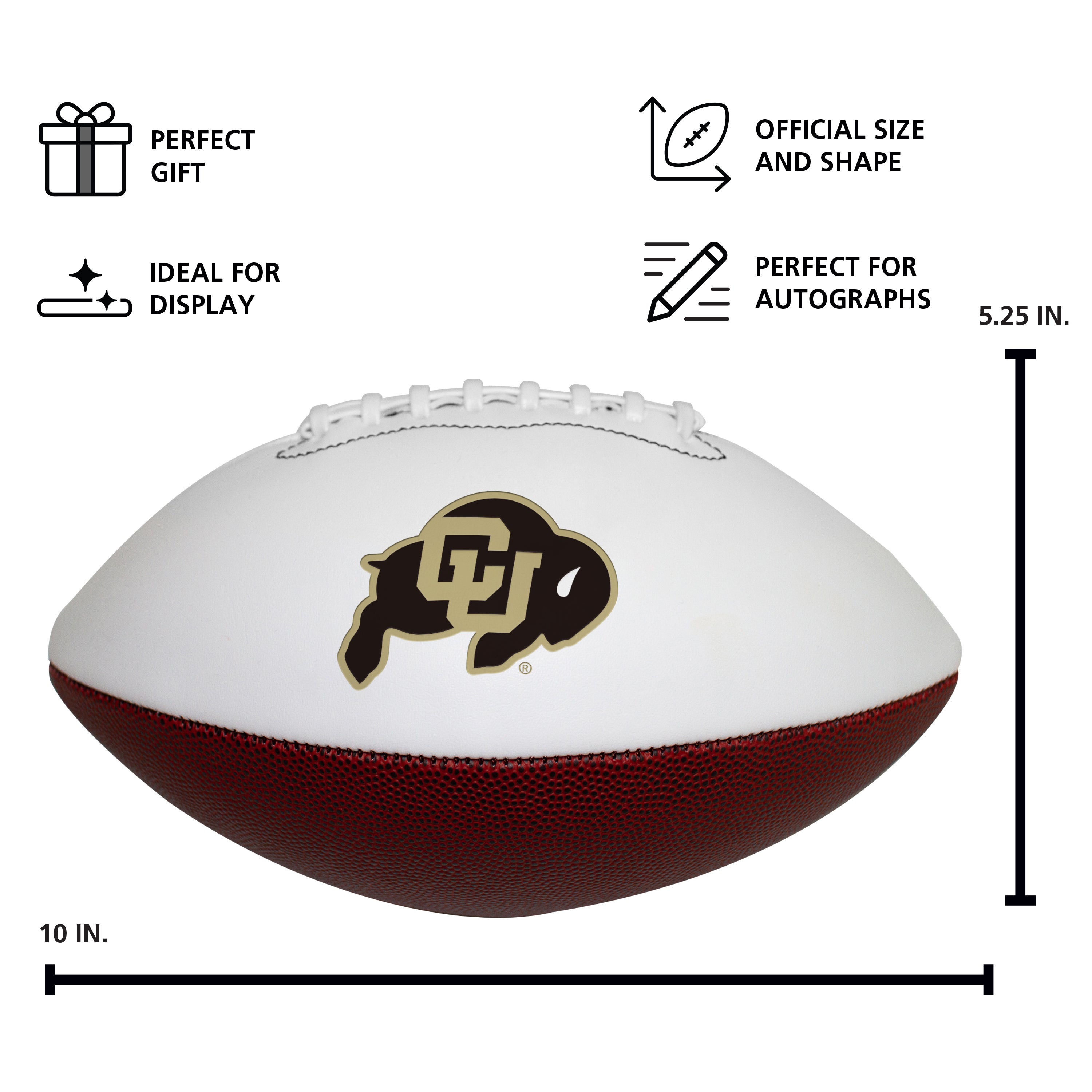 Colorado Official-Size Autograph Football