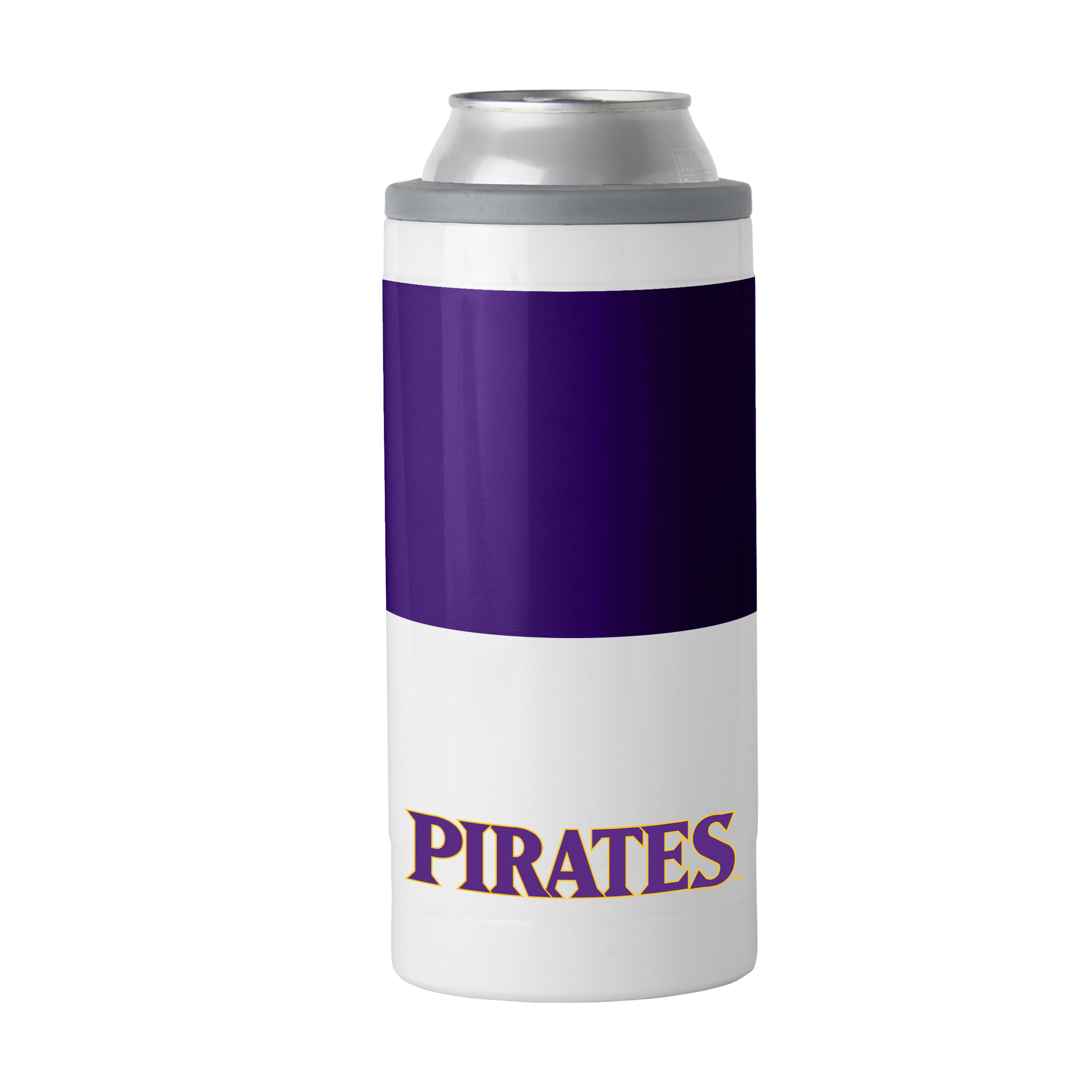 East Carolina Colorblock 12oz Slim Can Coolie