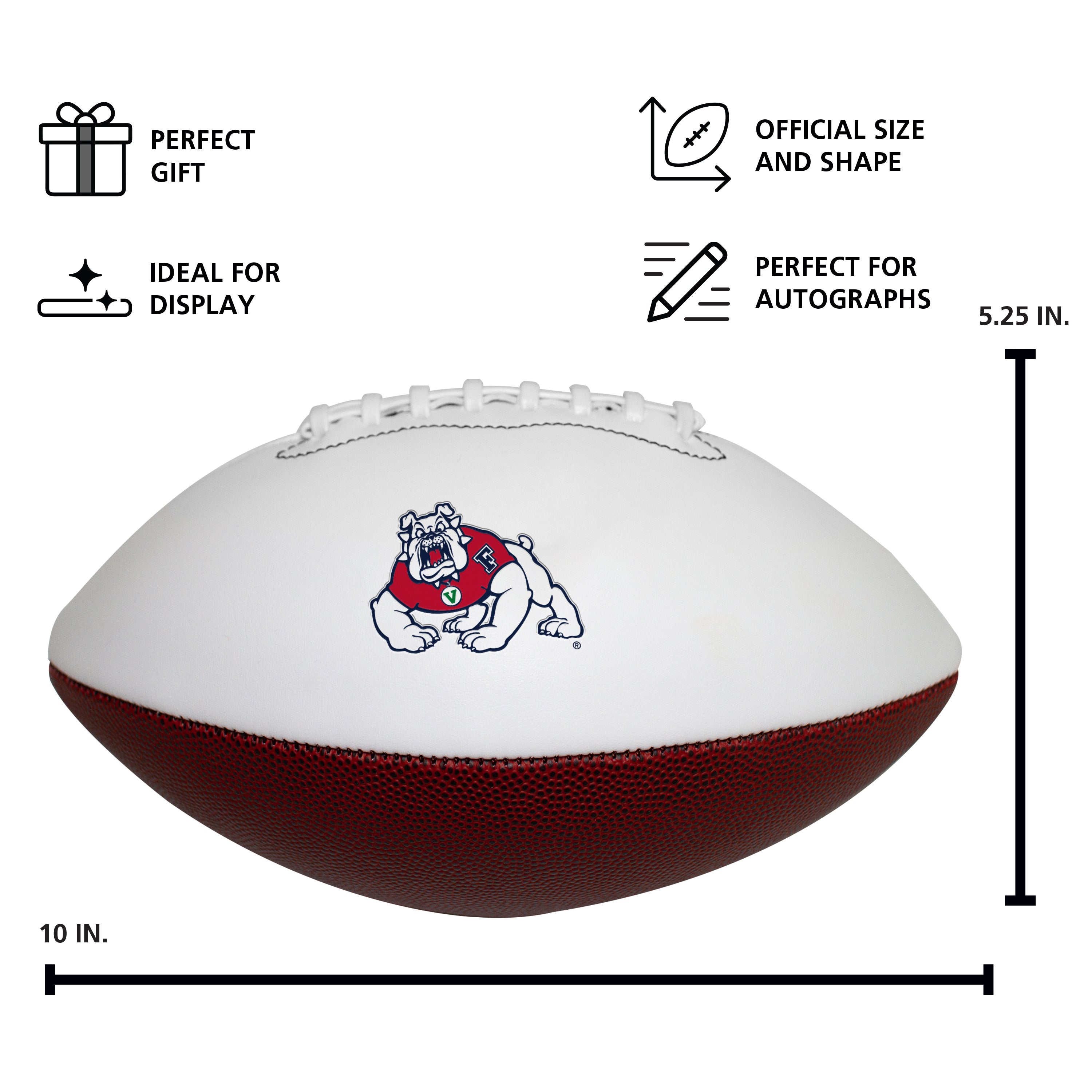 Fresno State Official-Size Autograph Football