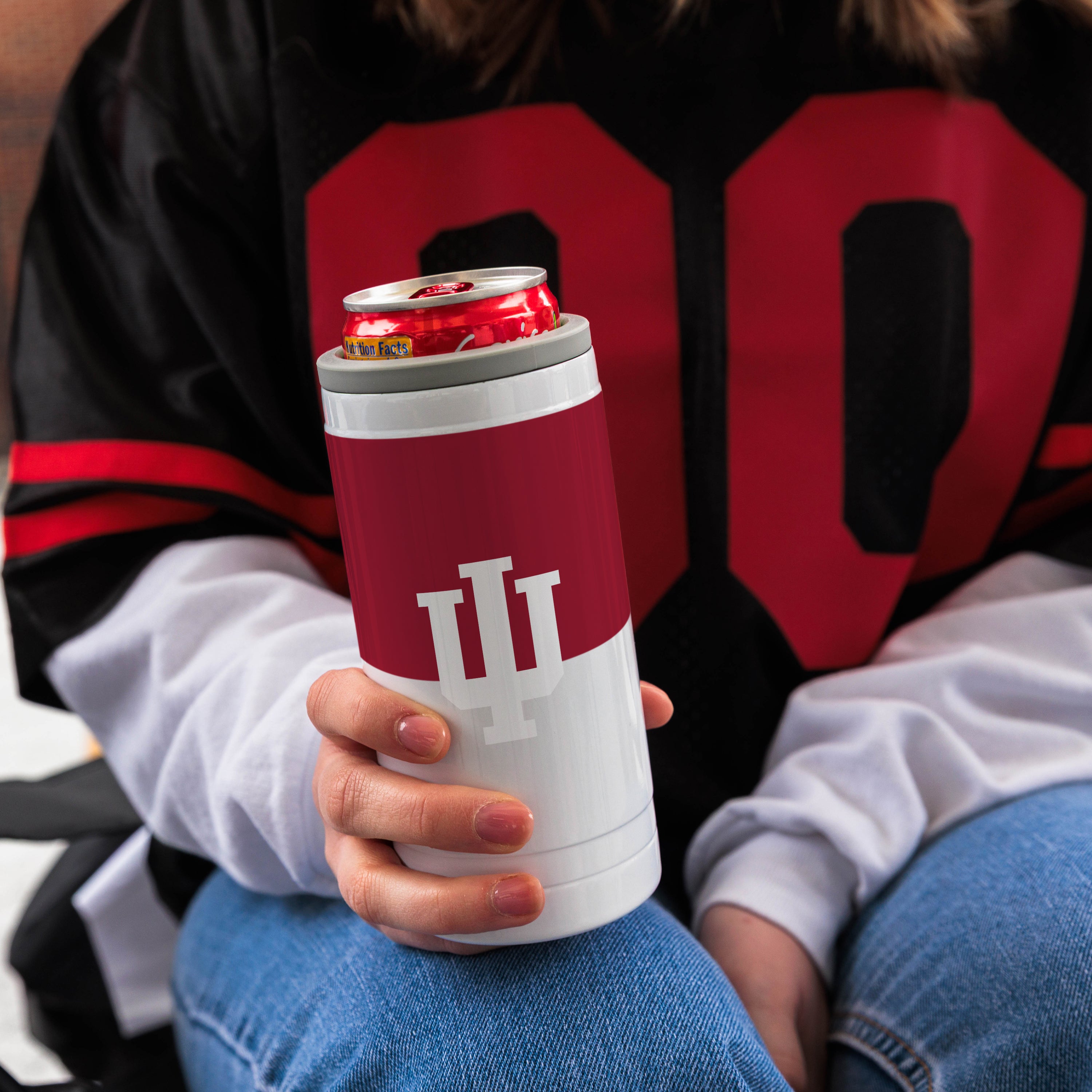 Indiana 12oz Colorblock Slim Can Coolie