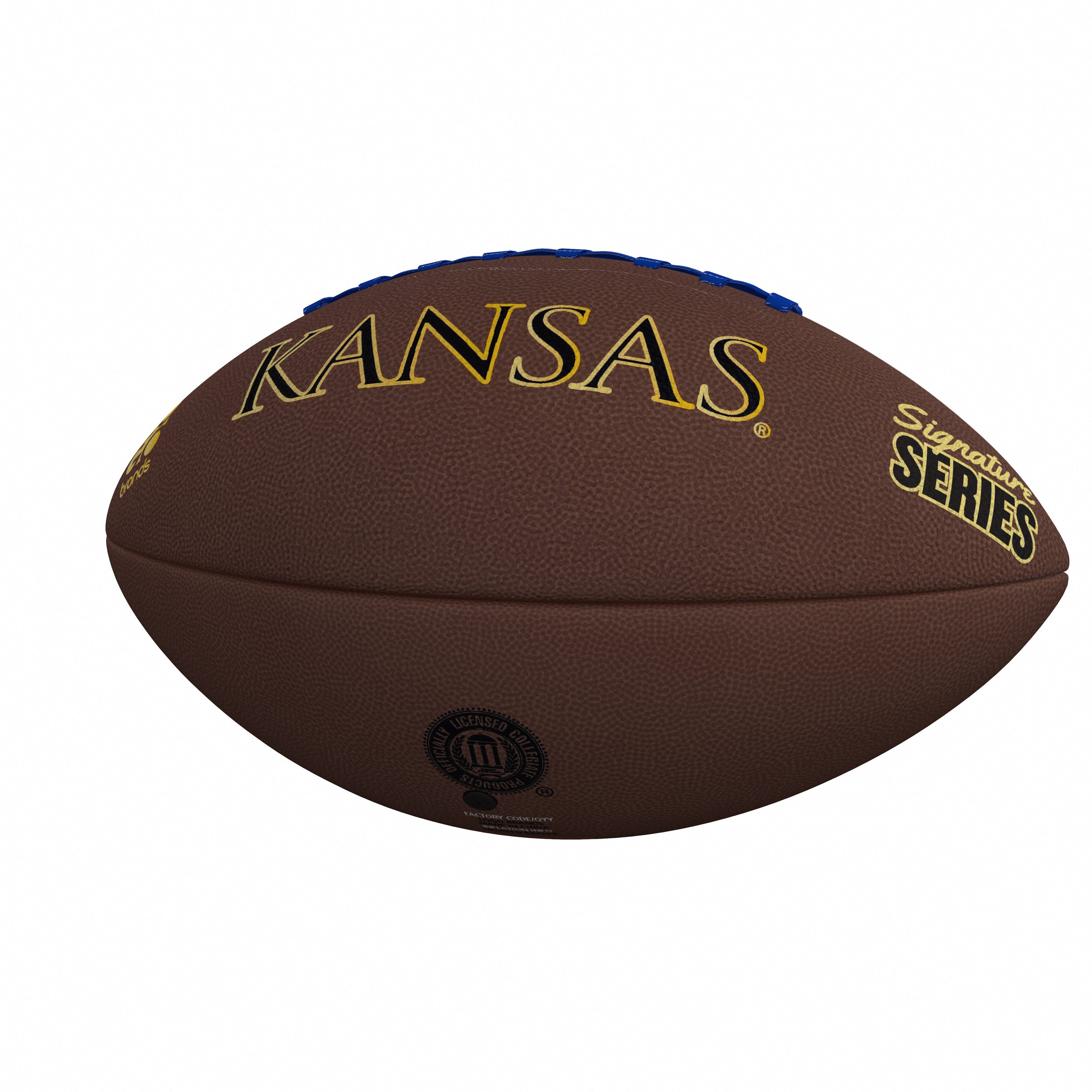 Kansas Official-Size Autograph Football