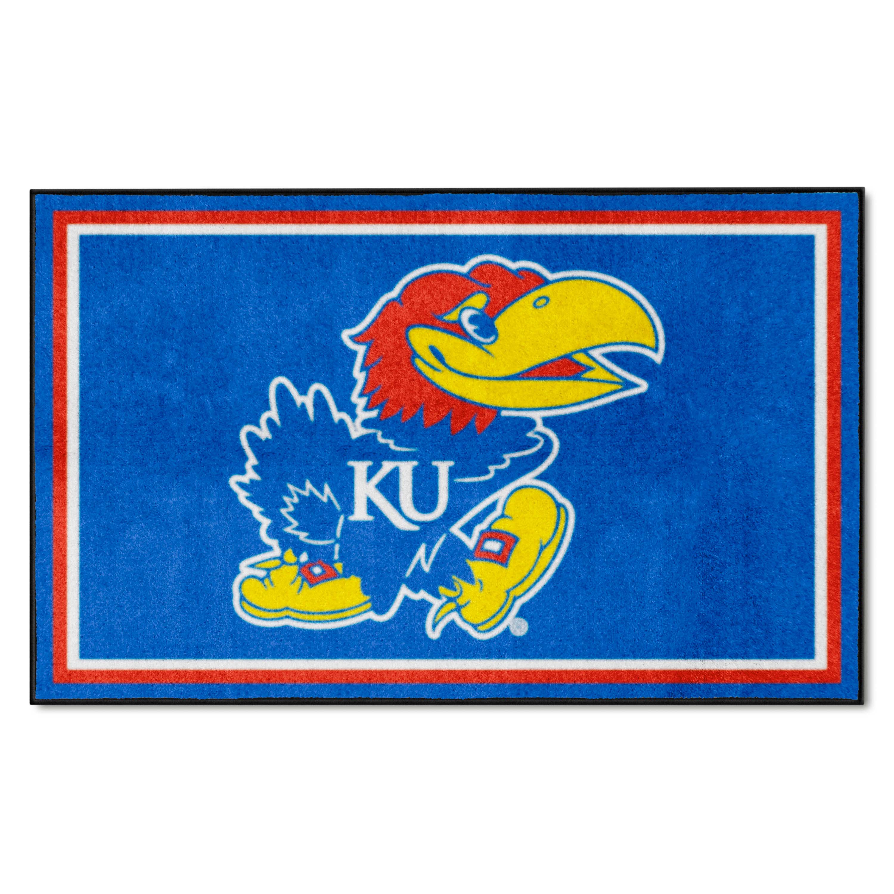 University of Kansas 4x6 Rug