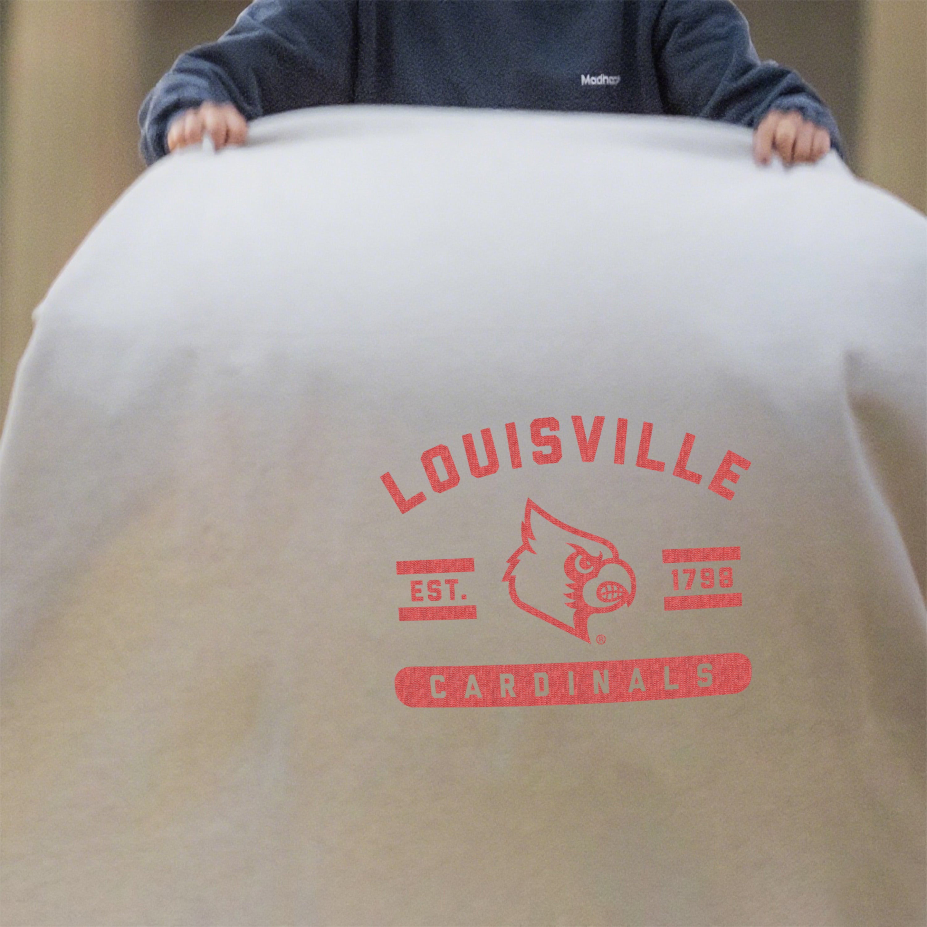 Louisville Sublimated Sweatshirt Blanket