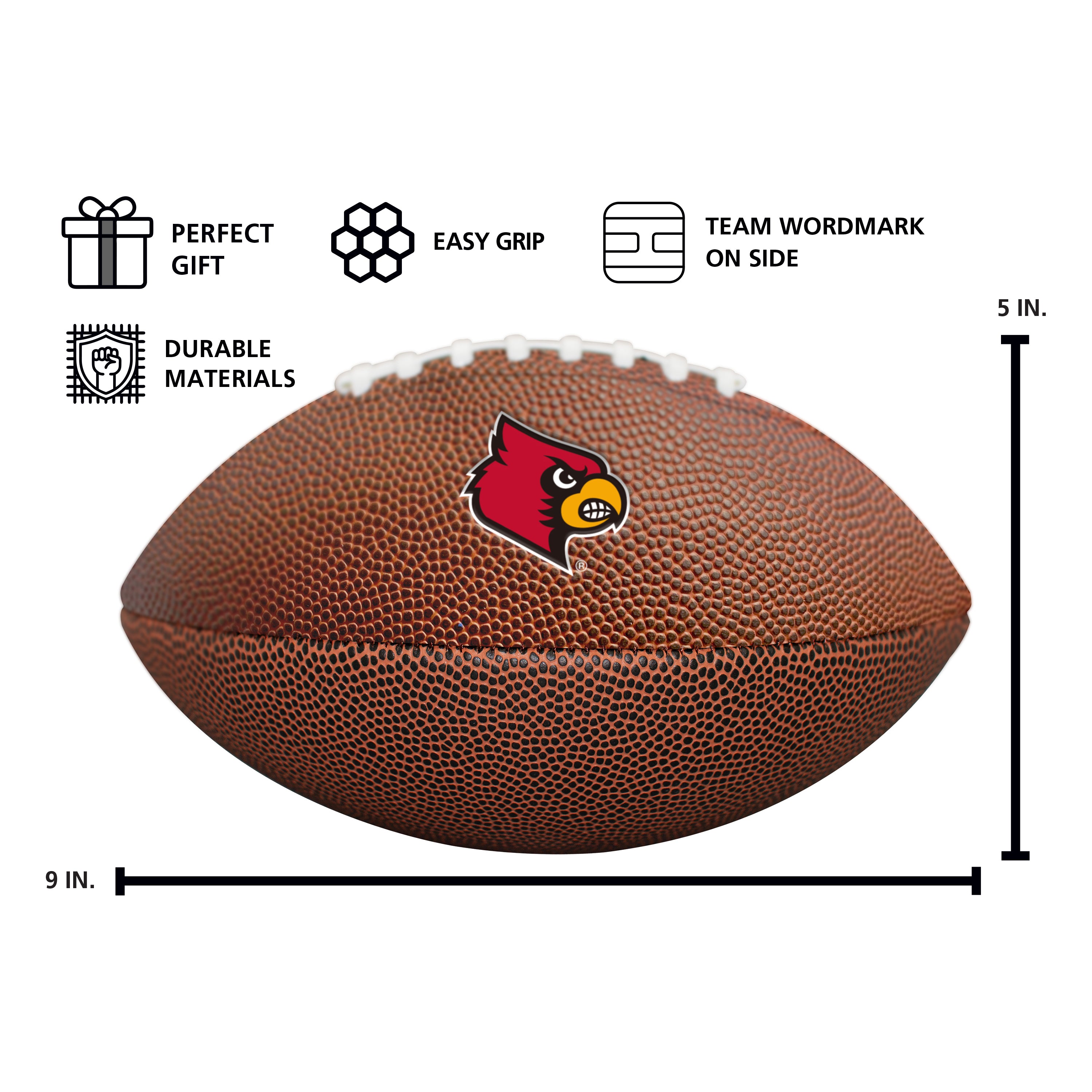 Louisville Mini-Size Composite Football