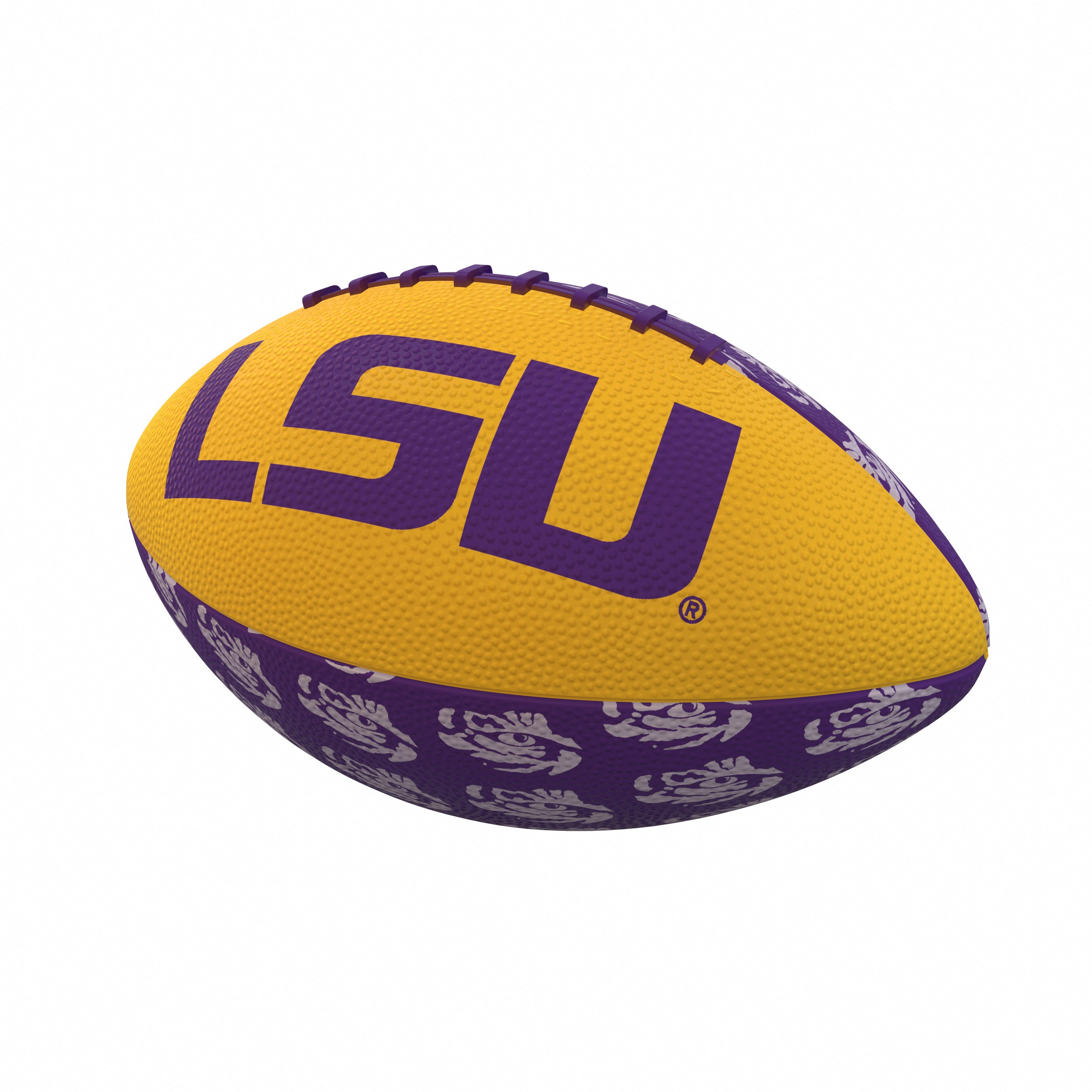 LSU Mini-Size Rubber Football