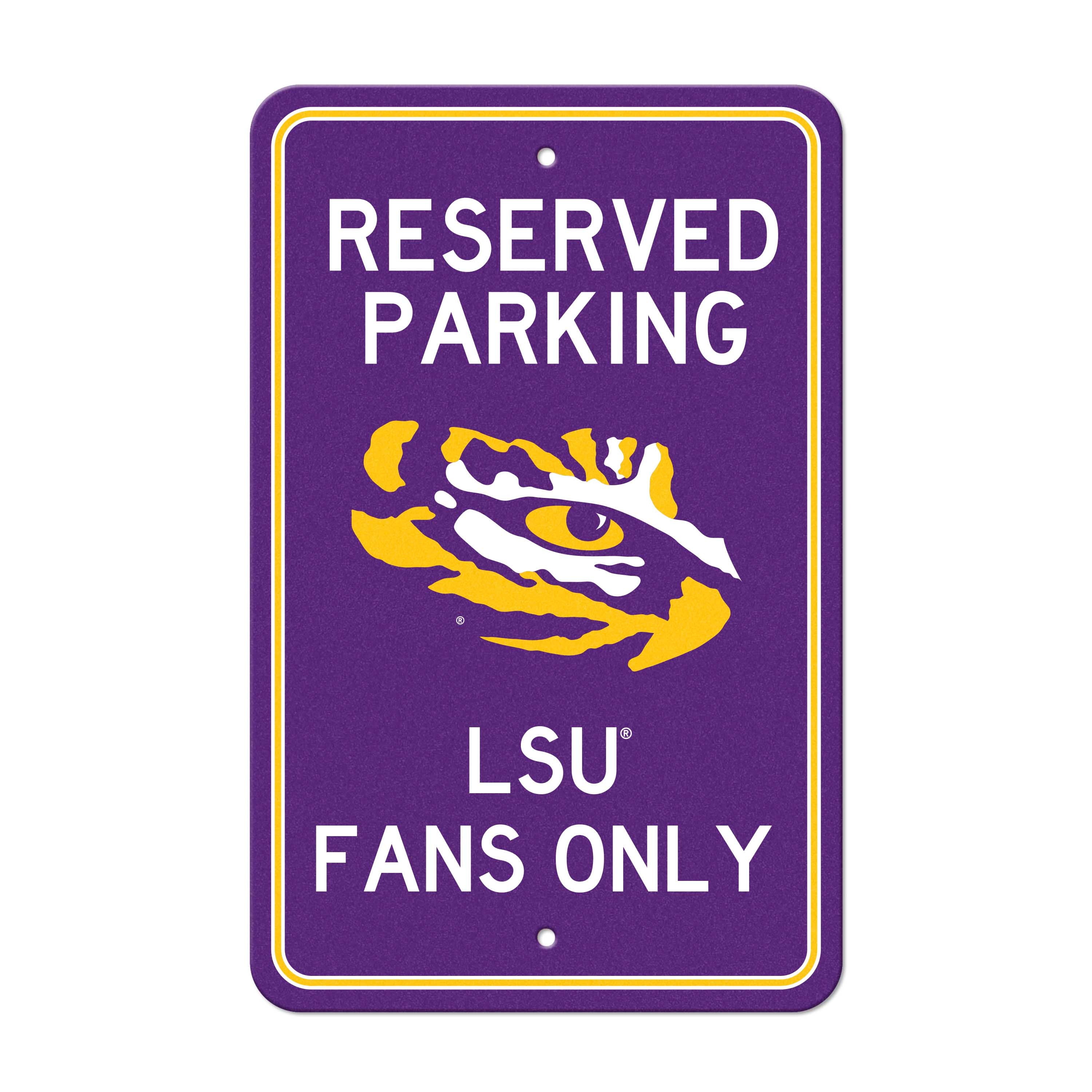 LSU Parking Sign