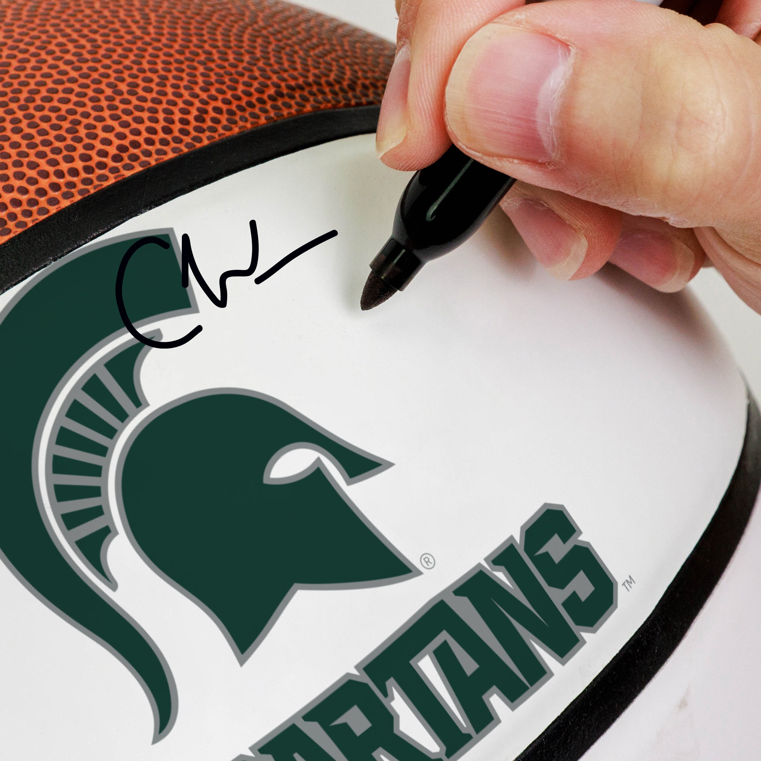 MI State Official-Size Autograph Basketball