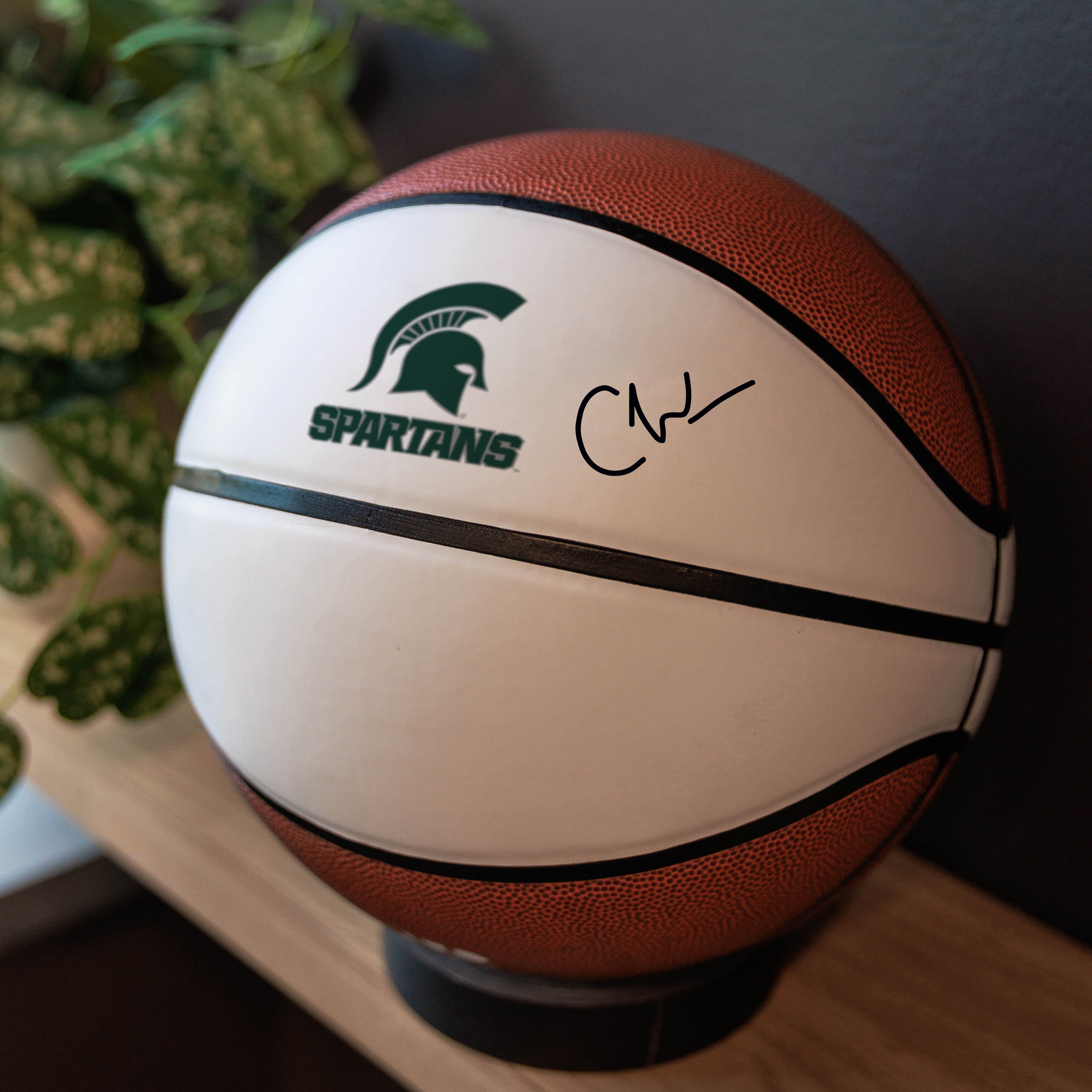 MI State Official-Size Autograph Basketball