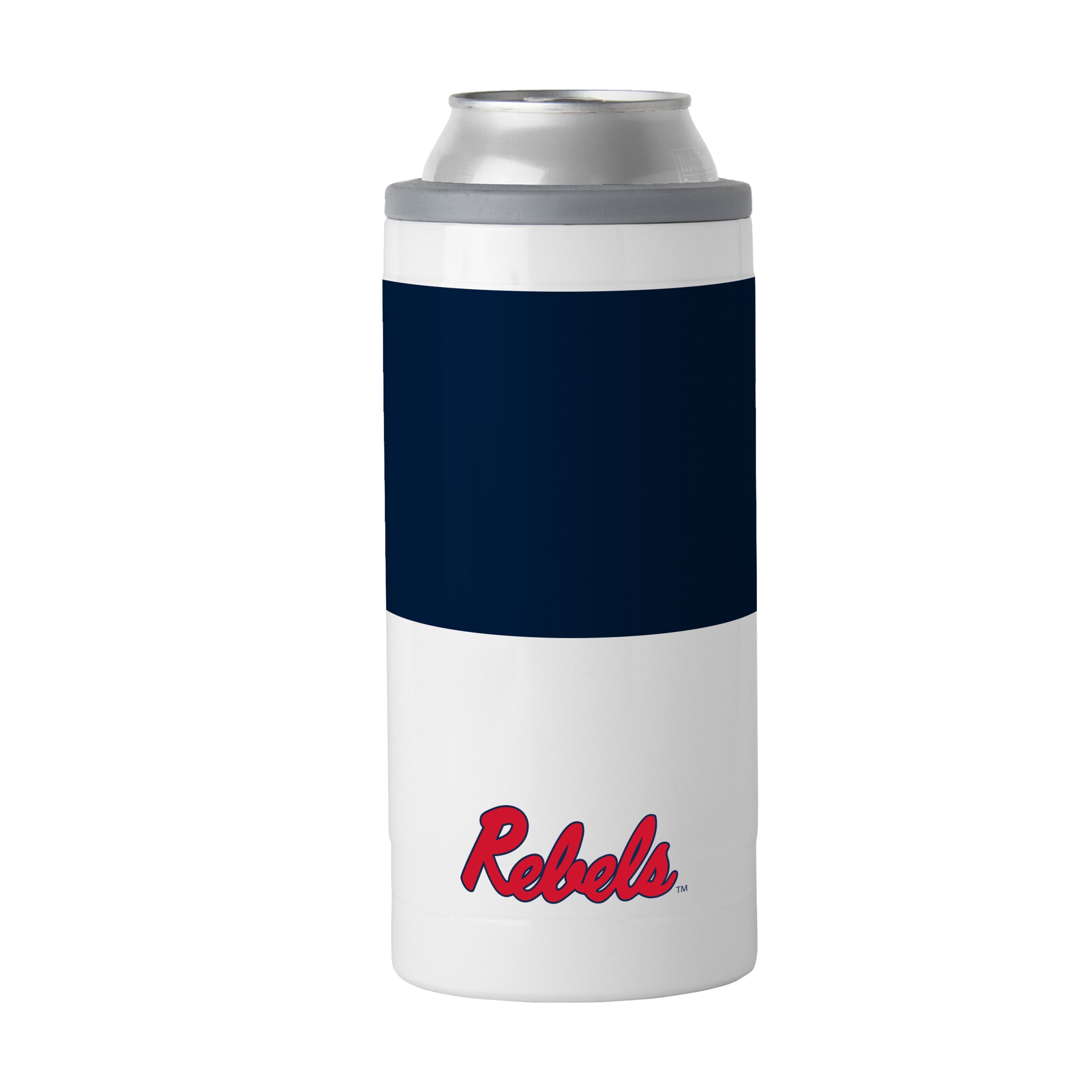 Ole Miss 12oz Colorblock Slim Can Coolie