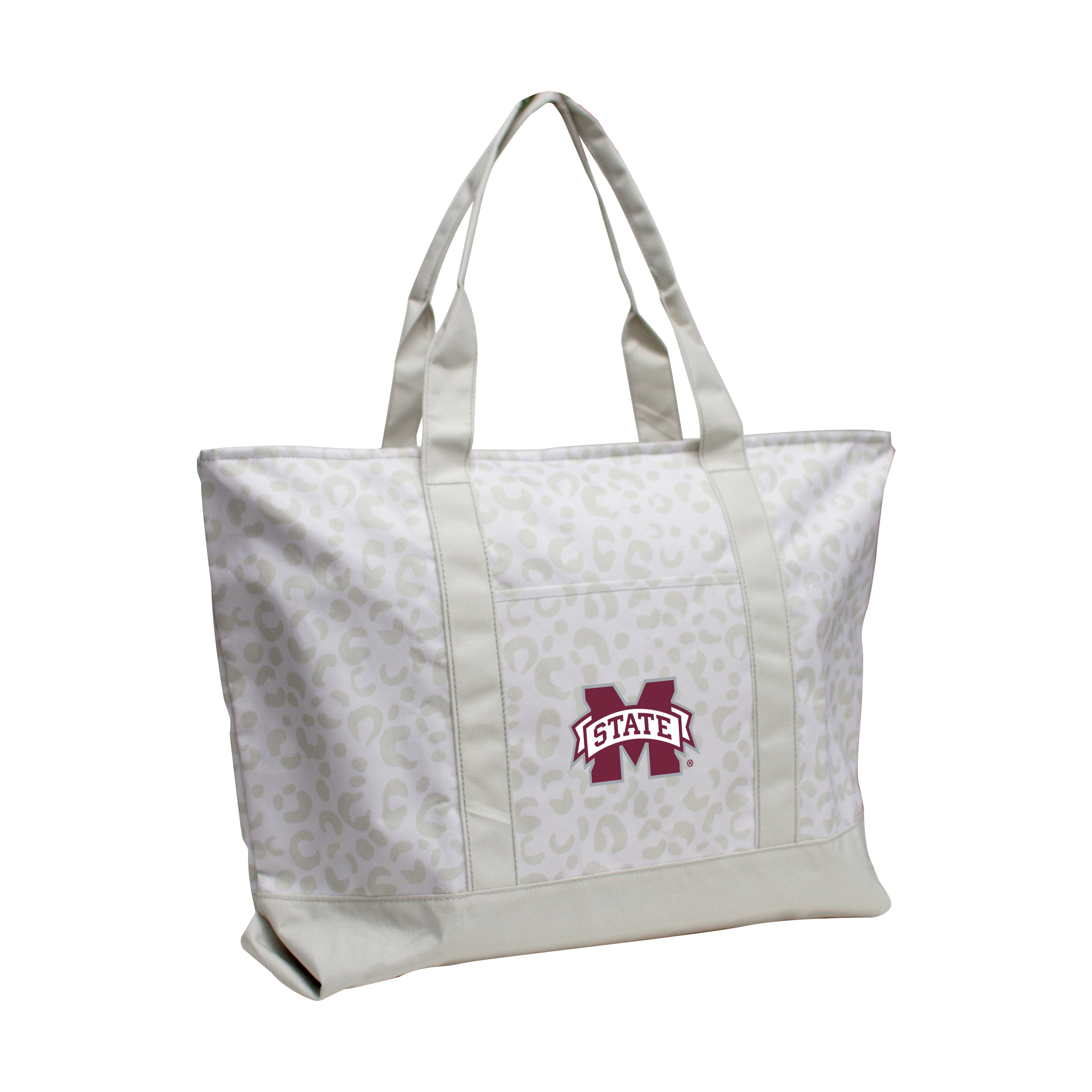 Mississippi State Leopard Pattern Tote