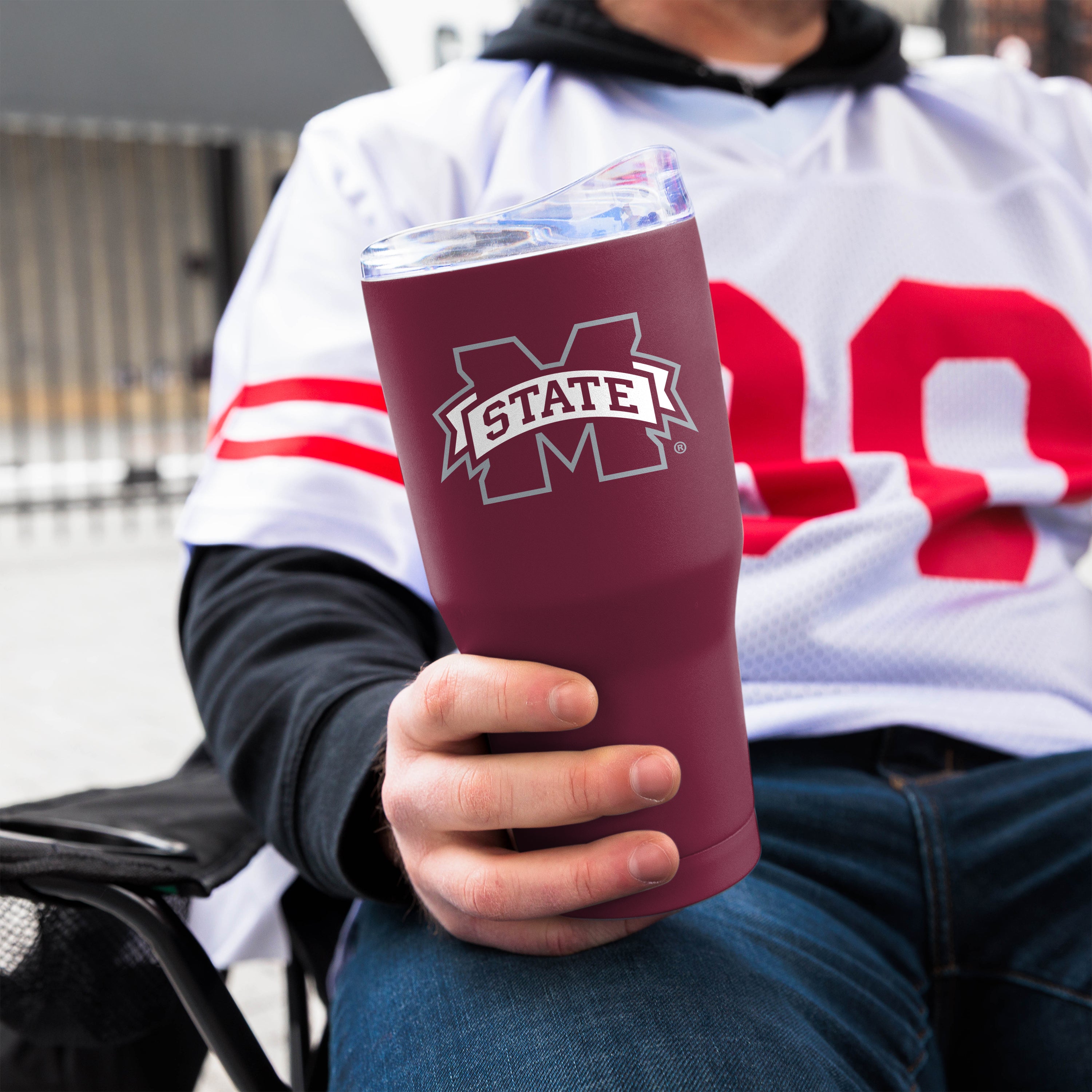 Mississippi State 30 oz. Flipside Powder Coat Tumbler