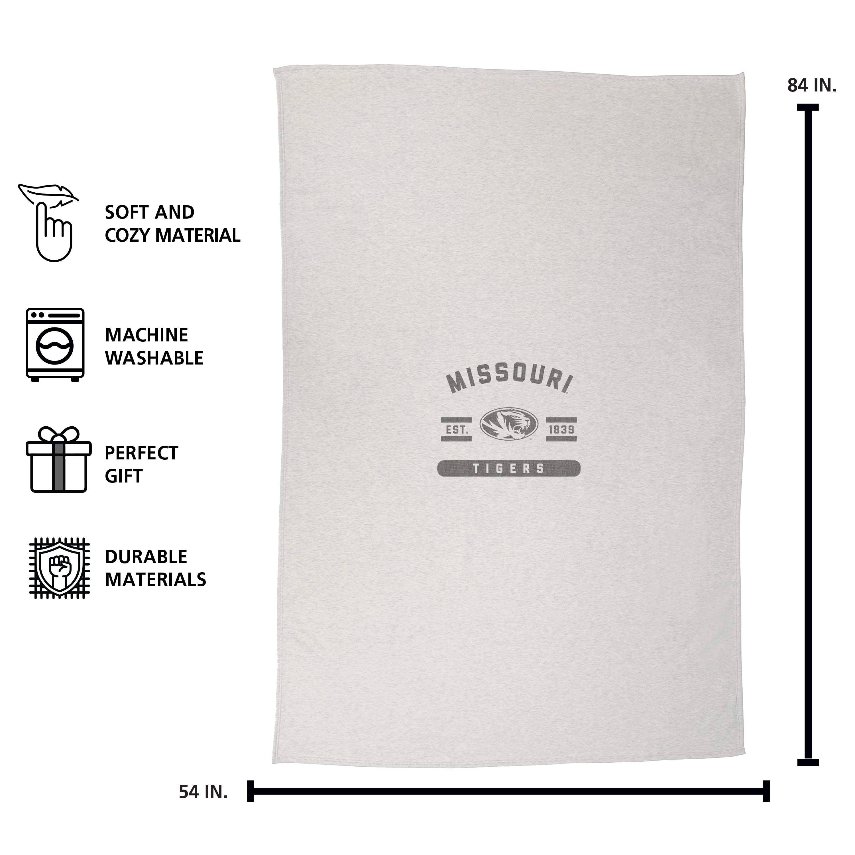 Missouri Sublimated Sweatshirt Blanket
