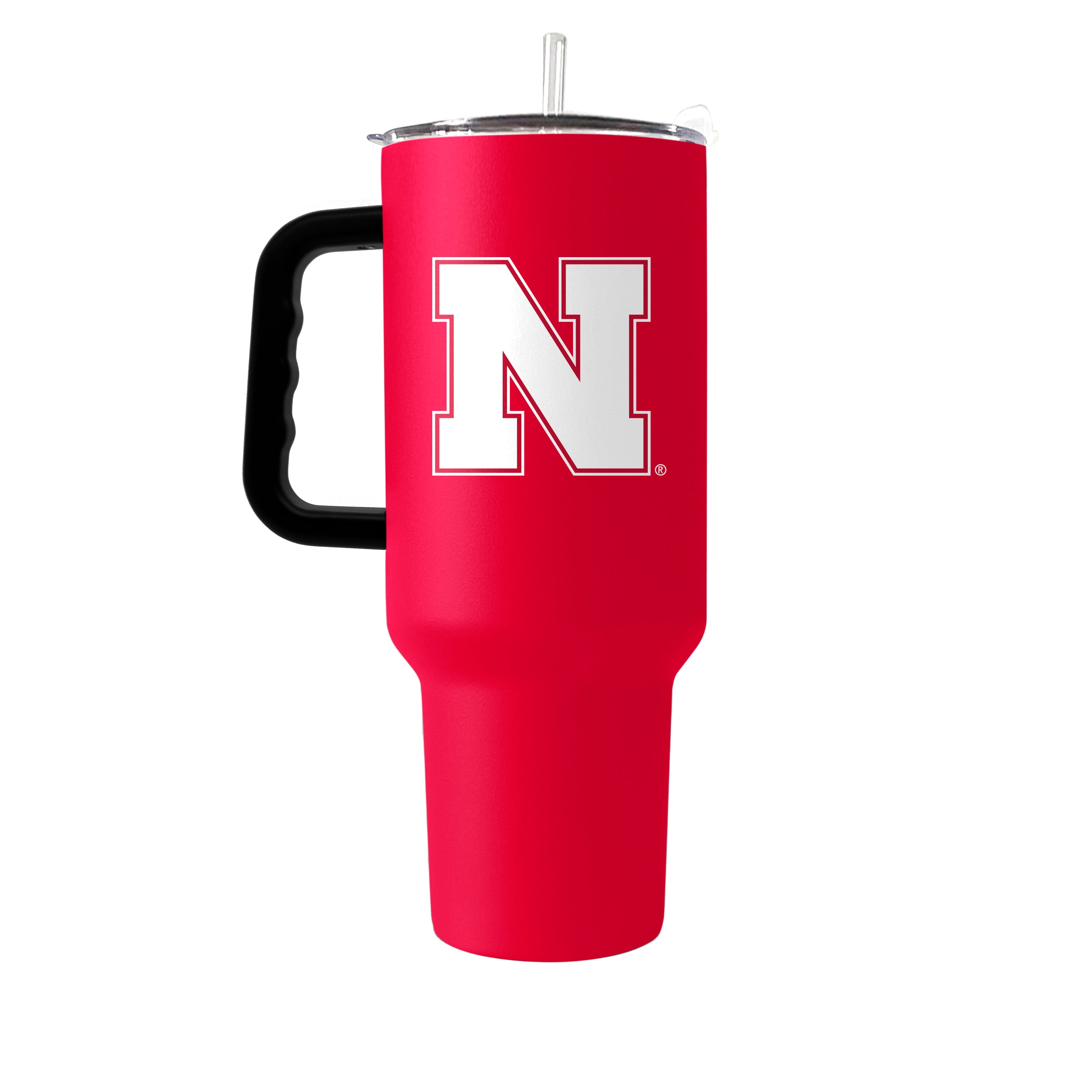 Nebraska 40oz Flipside Powder Coat Tumbler
