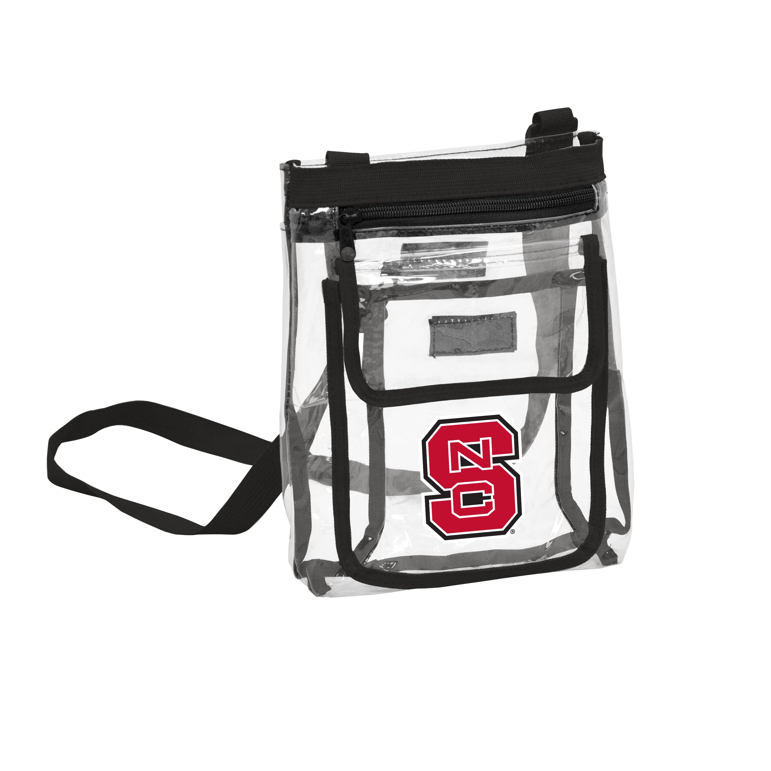 NC State Gameday Clear Black Crossbody