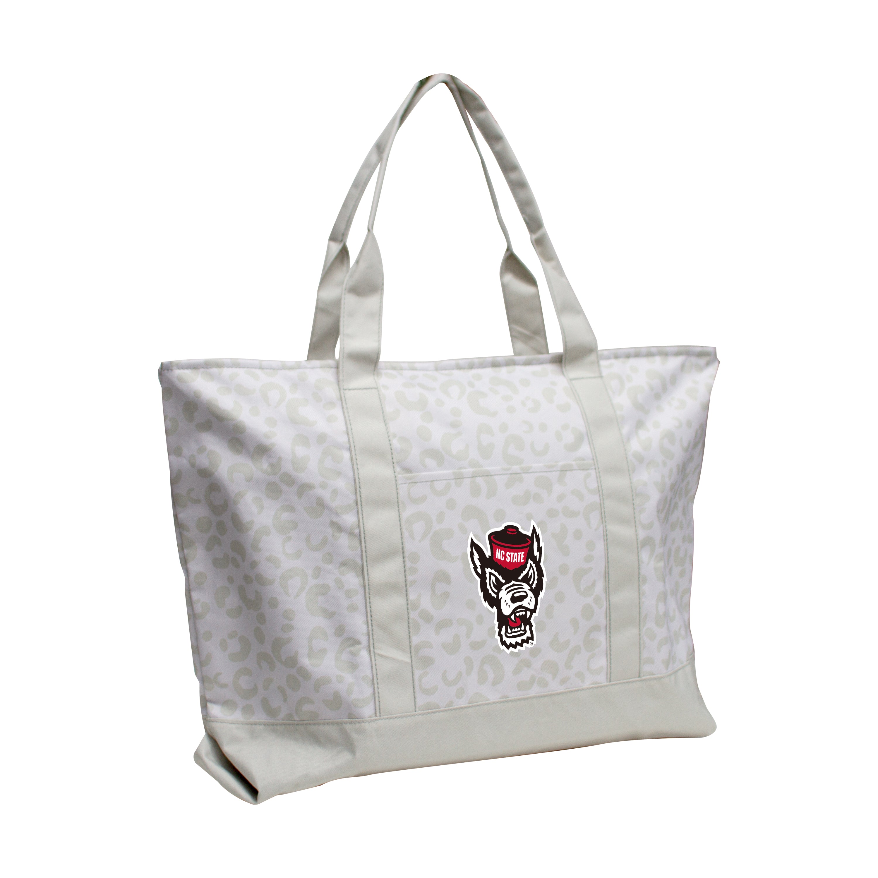 NC State Leopard Pattern Tote