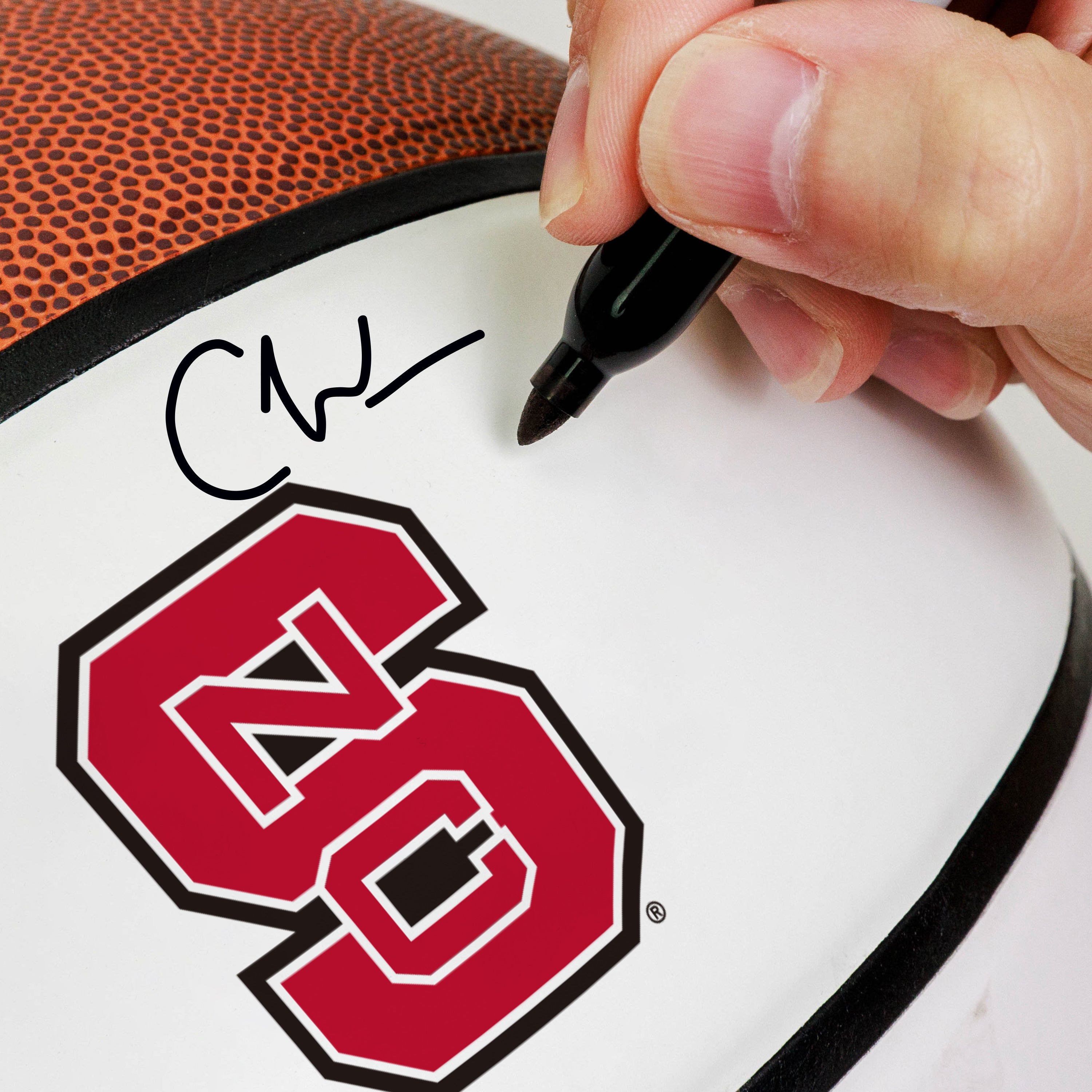 NC State Official-Size Autograph Basketball