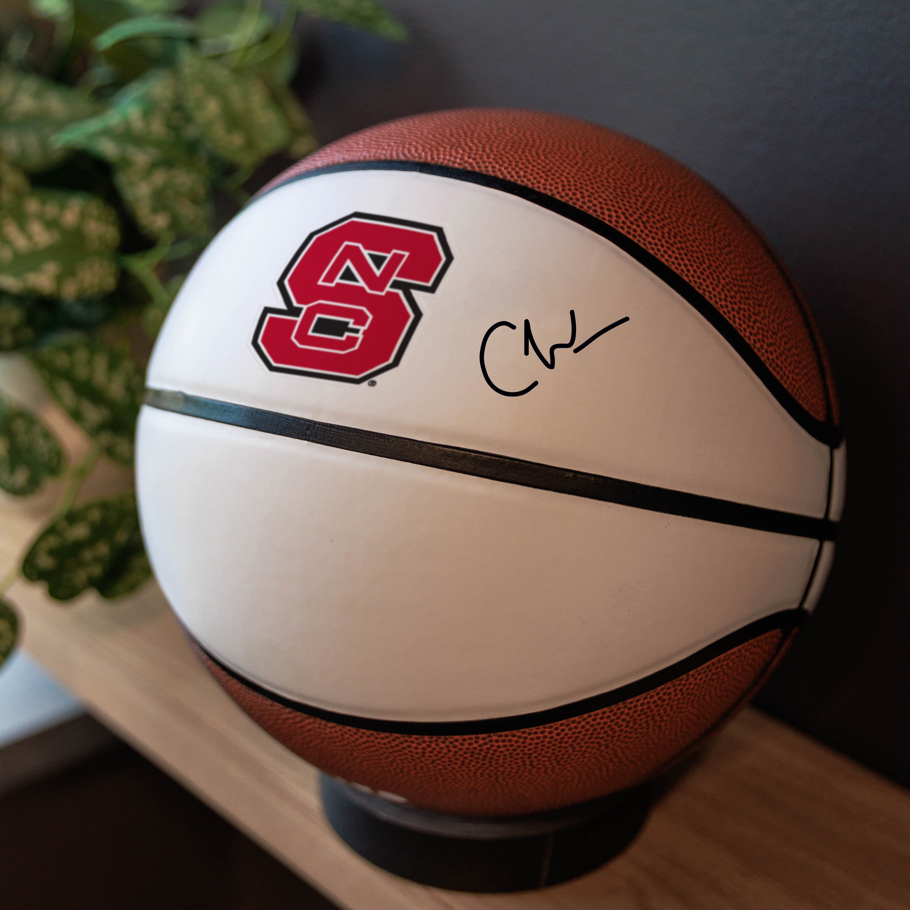 NC State Official-Size Autograph Basketball