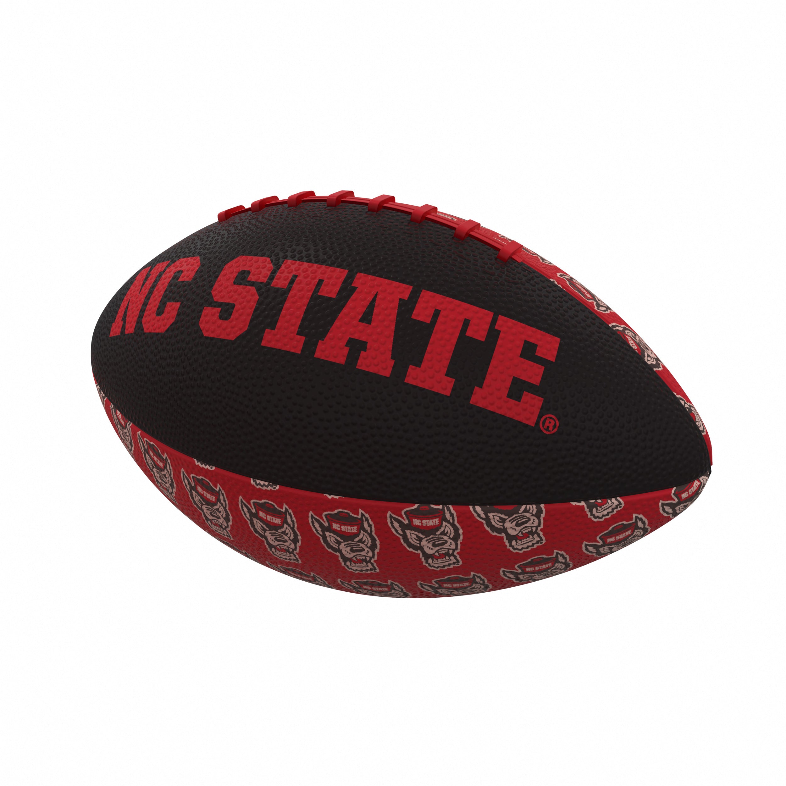 NC State Mini-Size Rubber Football
