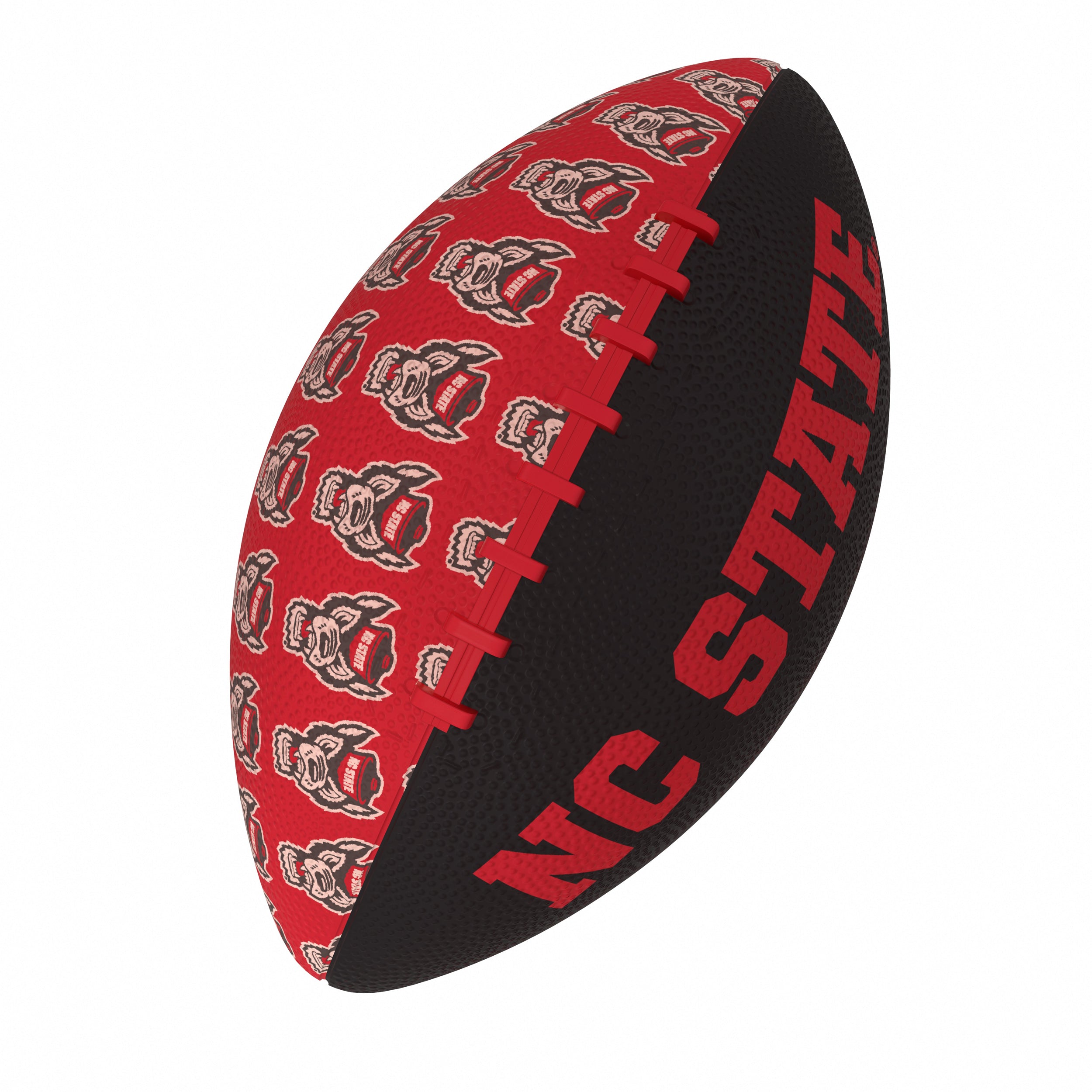NC State Mini-Size Rubber Football