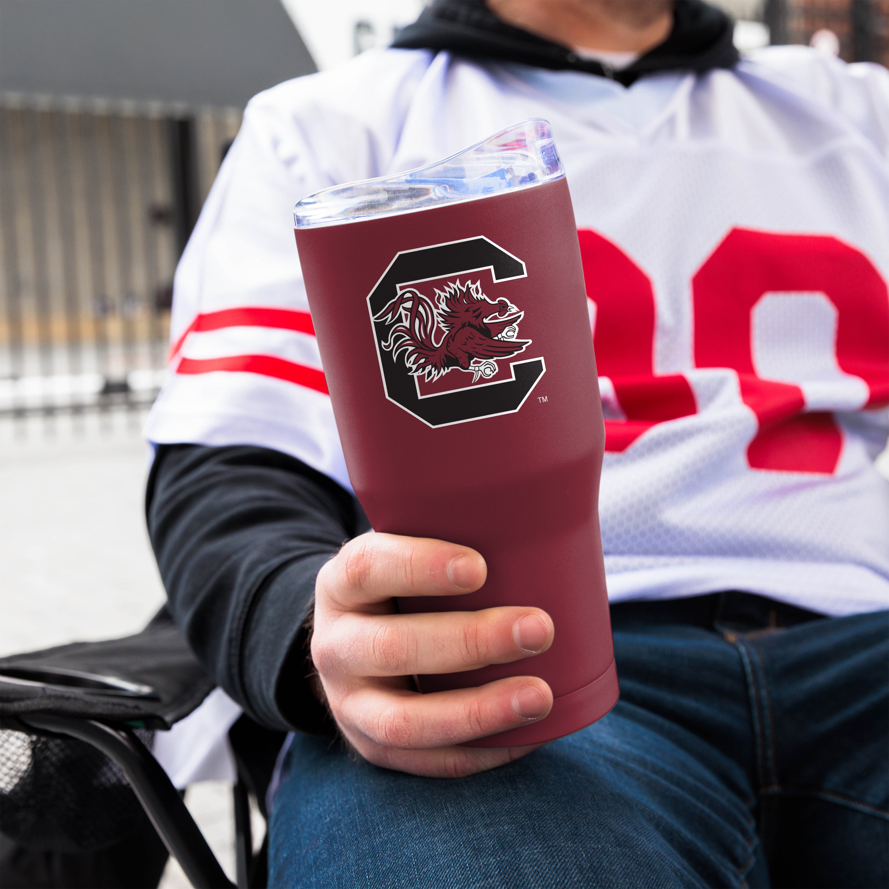South Carolina 30 oz. Flipside Powder Coat Tumbler