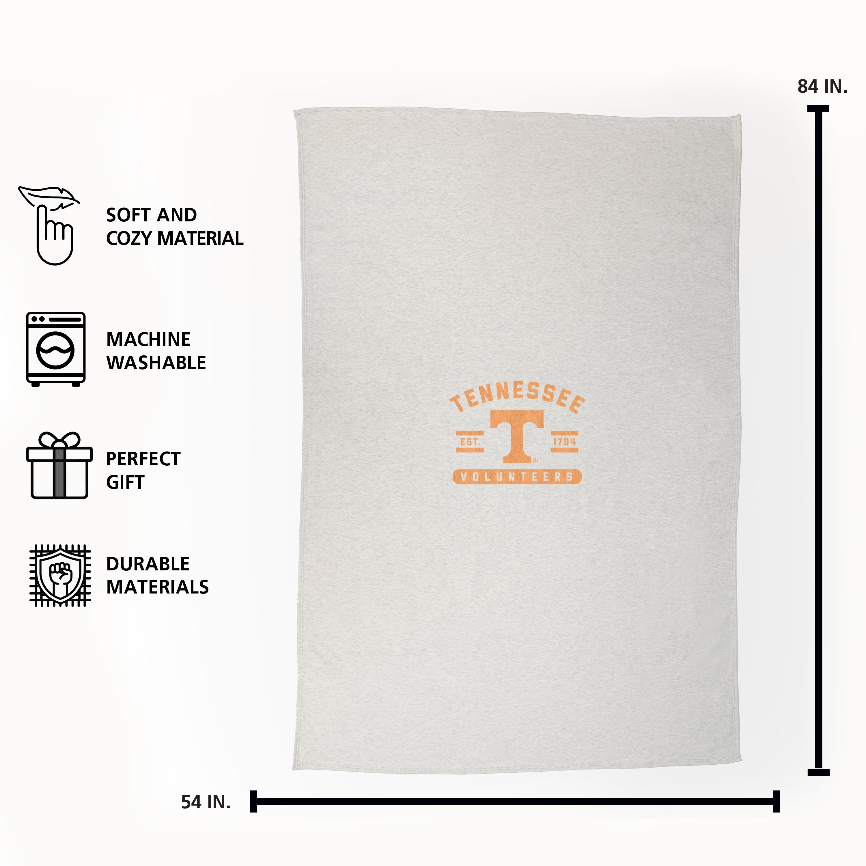 Tennessee Sublimated Sweatshirt Blanket