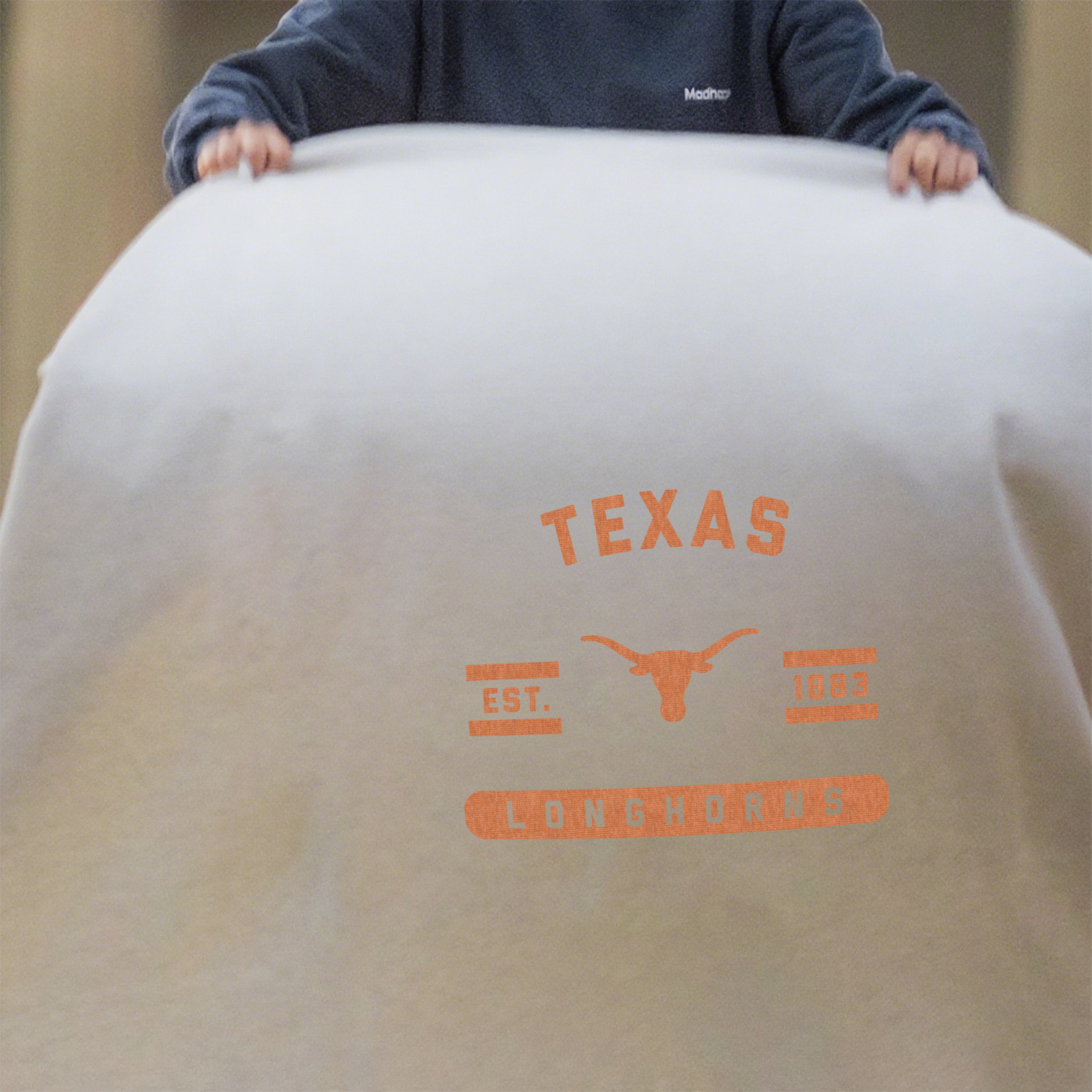 Texas Sublimated Sweatshirt Blanket