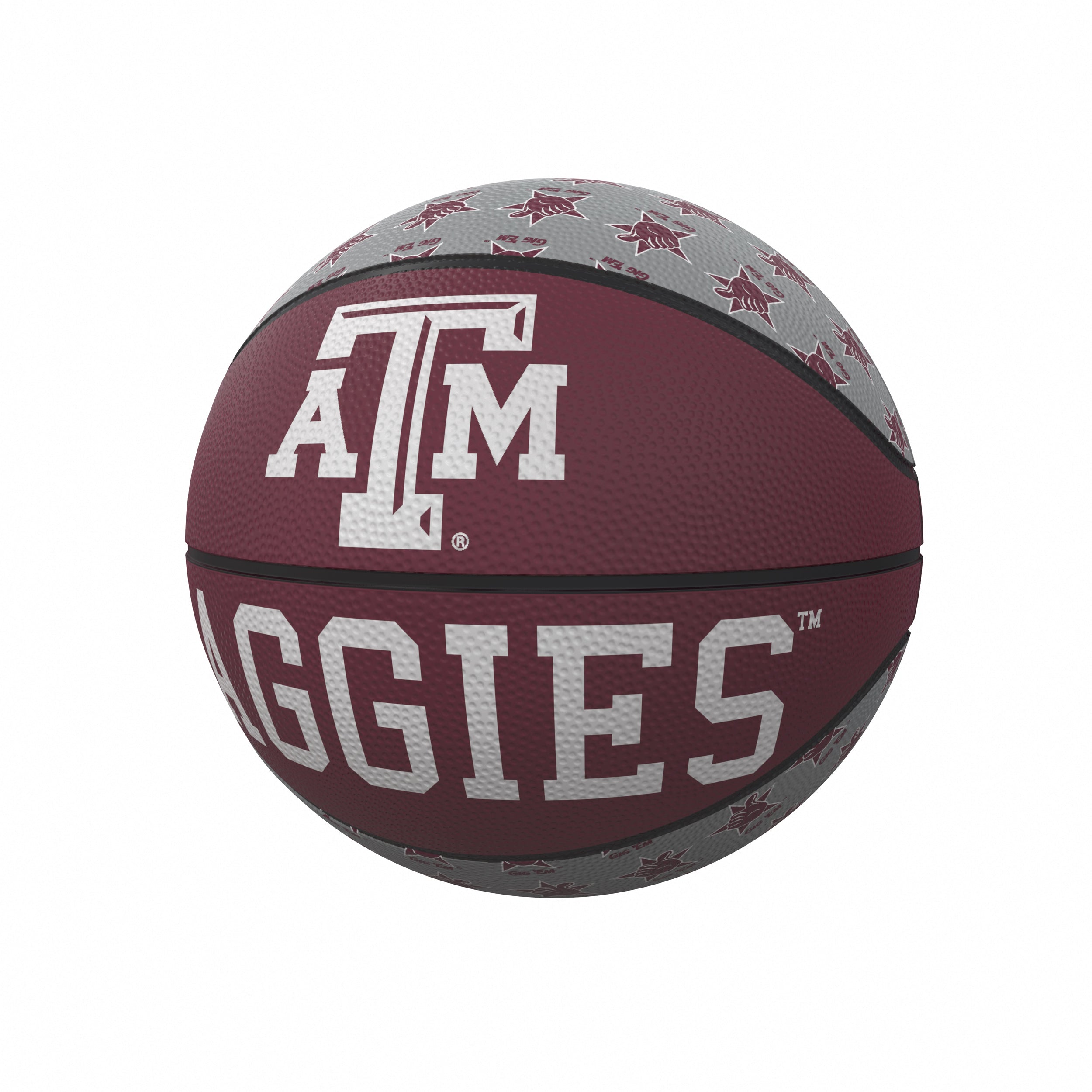 Texas A&M Mini-Size Rubber Basketball