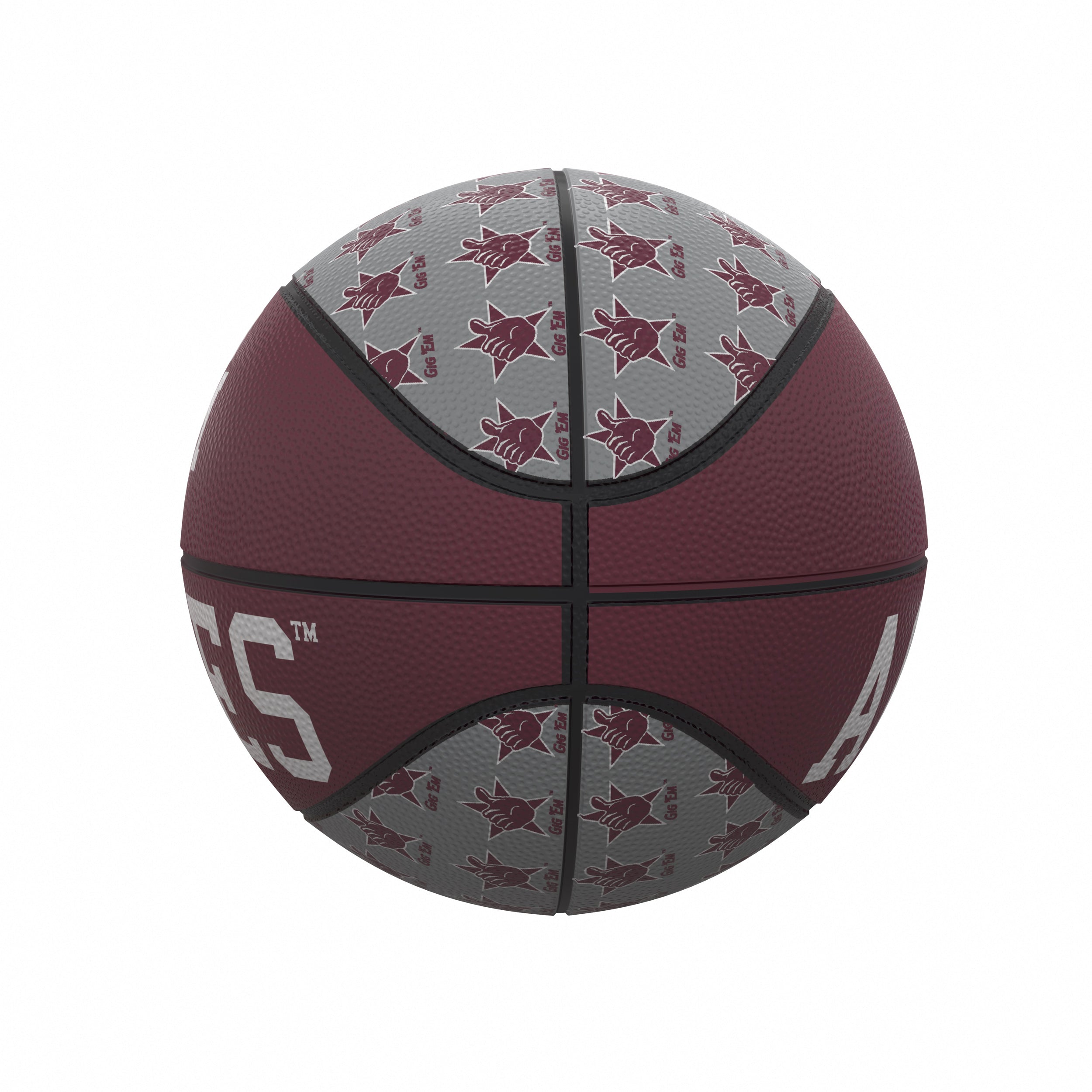 Texas A&M Mini-Size Rubber Basketball
