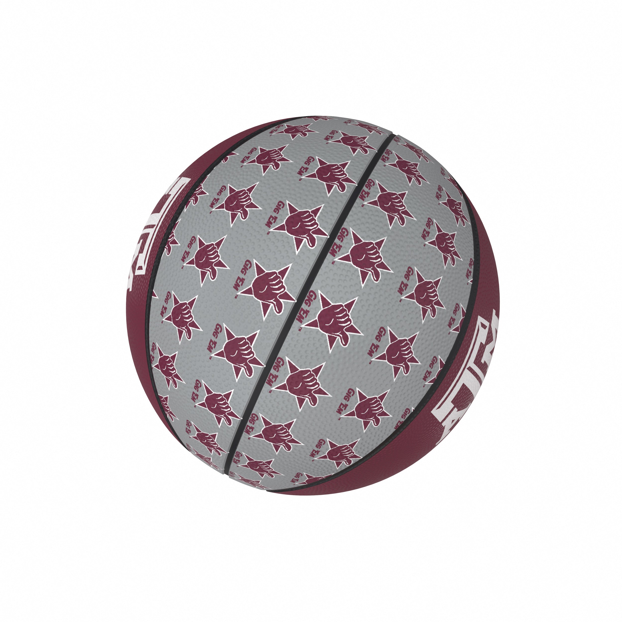 Texas A&M Mini-Size Rubber Basketball