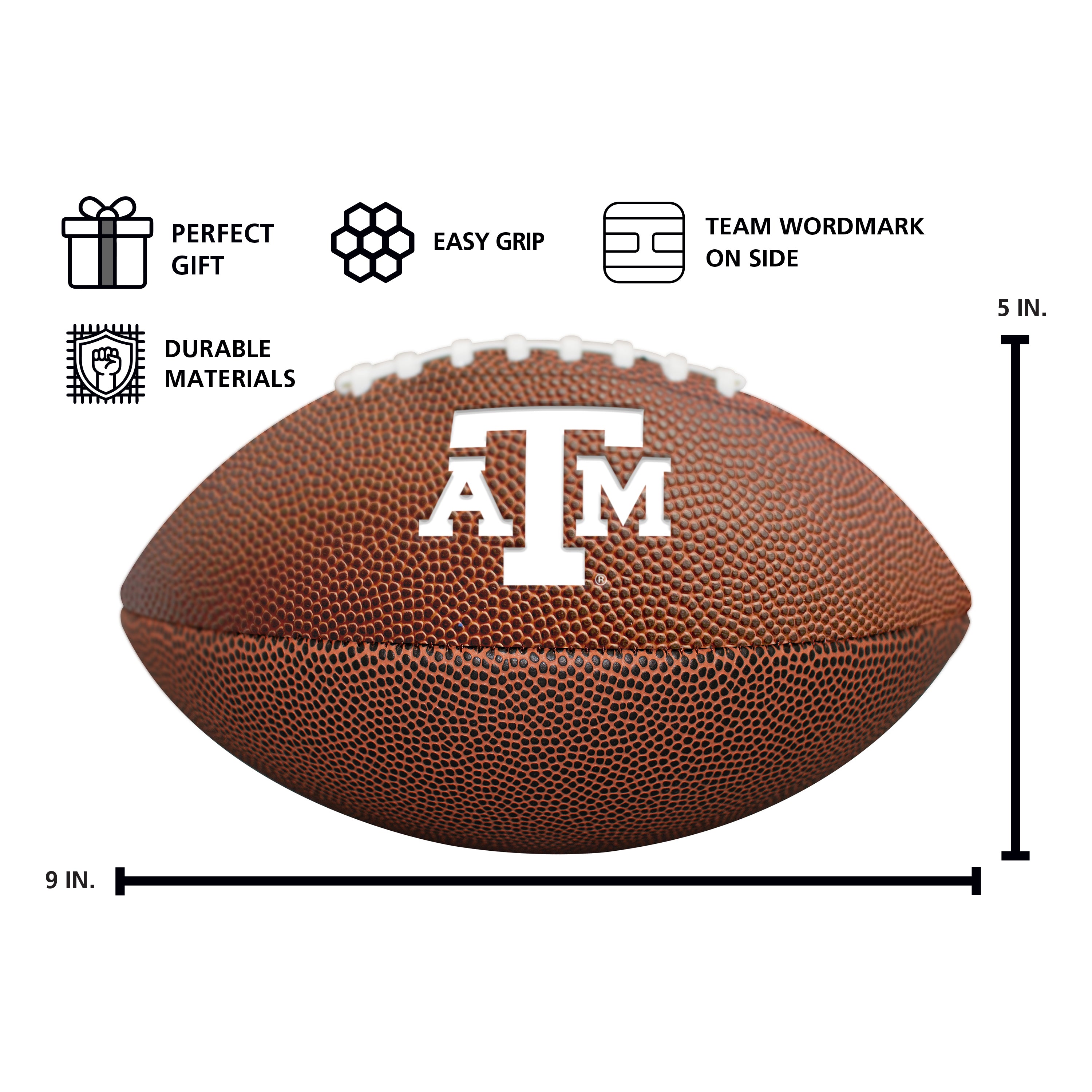 Texas A&M Mini-Size Composite Football