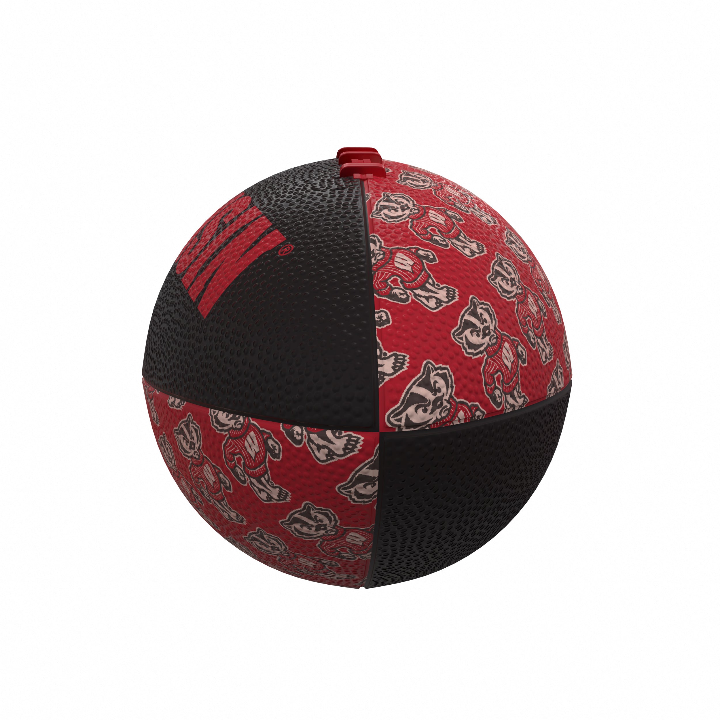 Wisconsin Mini-Size Rubber Football