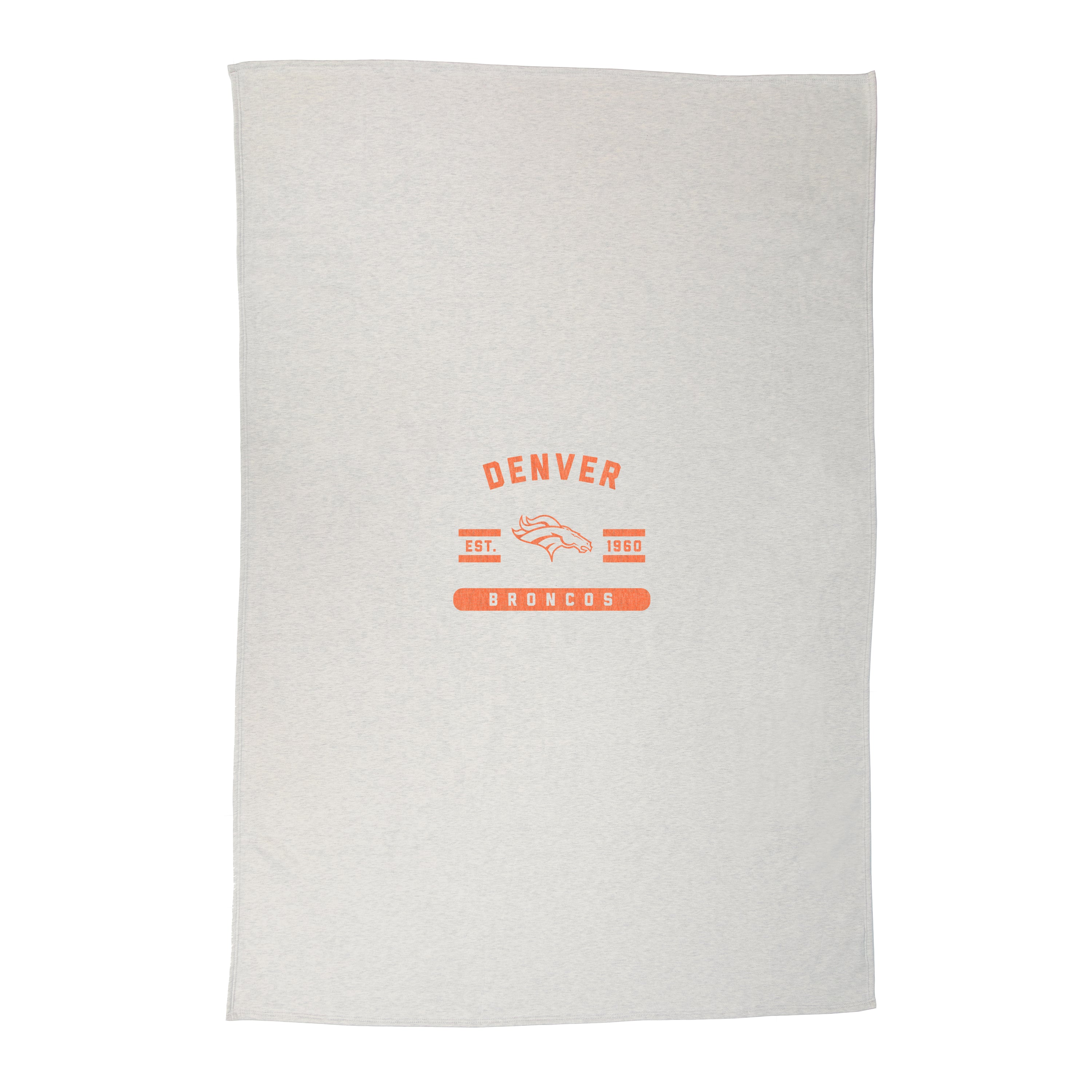 Denver Broncos Sublimated Sweatshirt Blanket