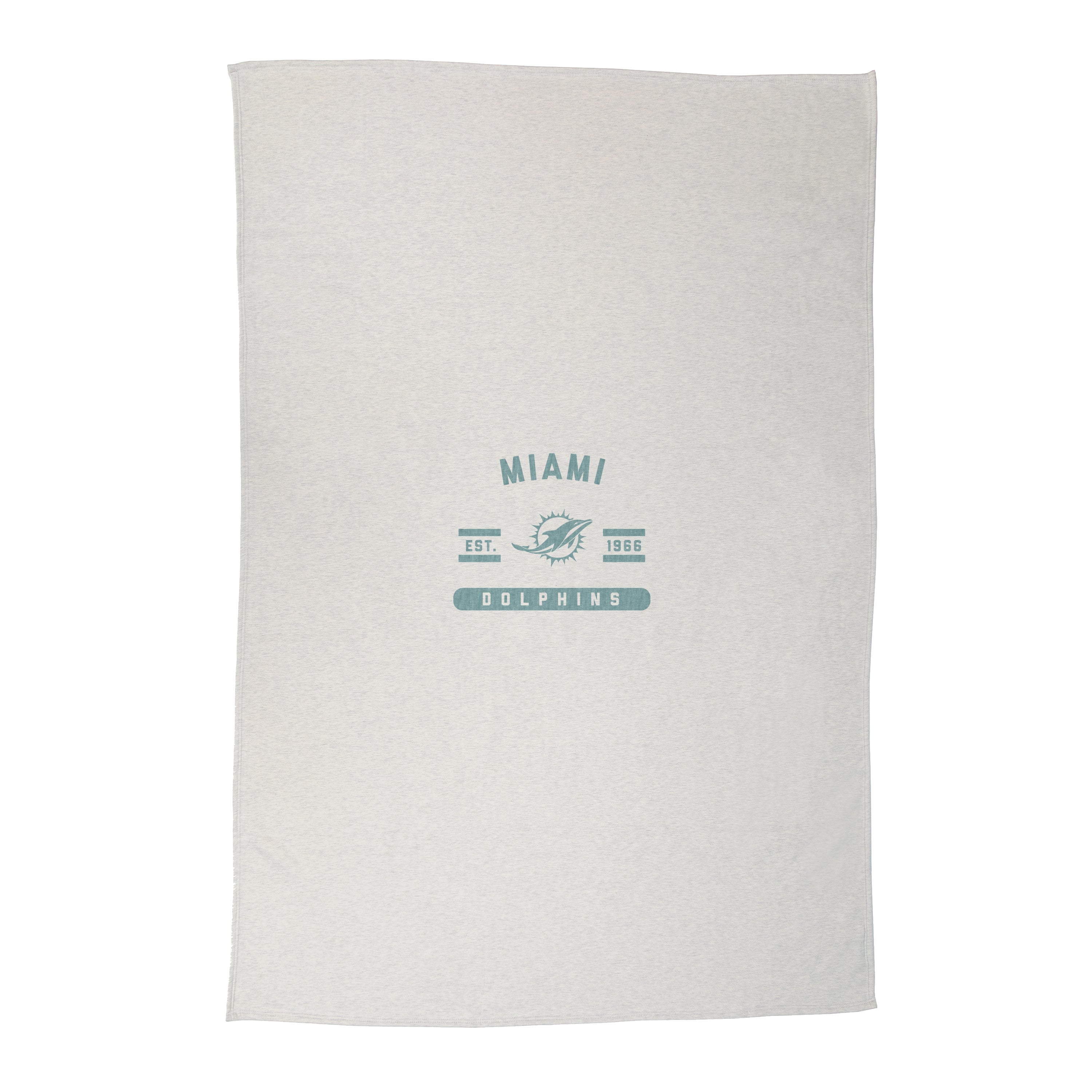 Miami Dolphins Sublimated Sweatshirt Blanket