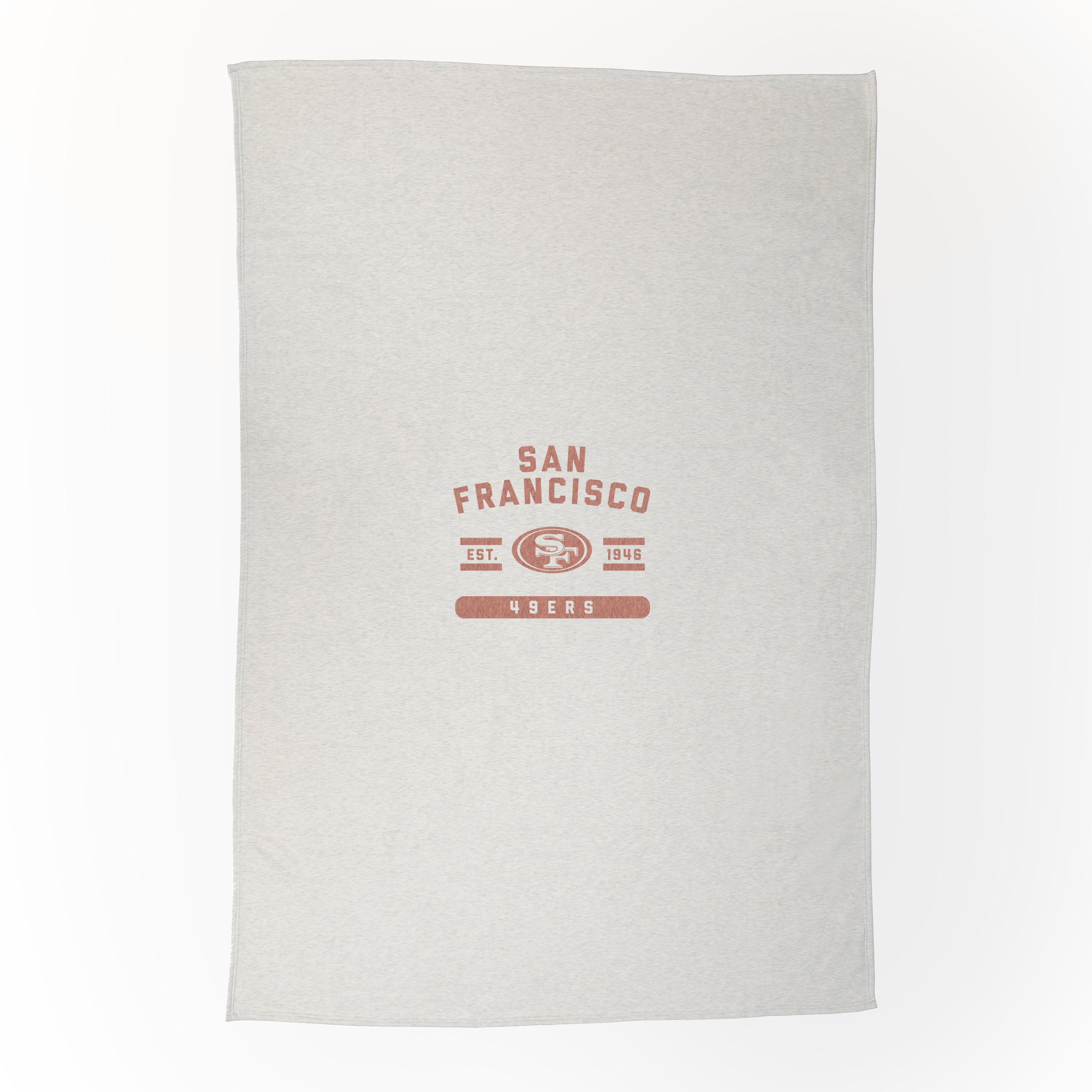 San Francisco 49ers Sublimated Sweatshirt Blanket