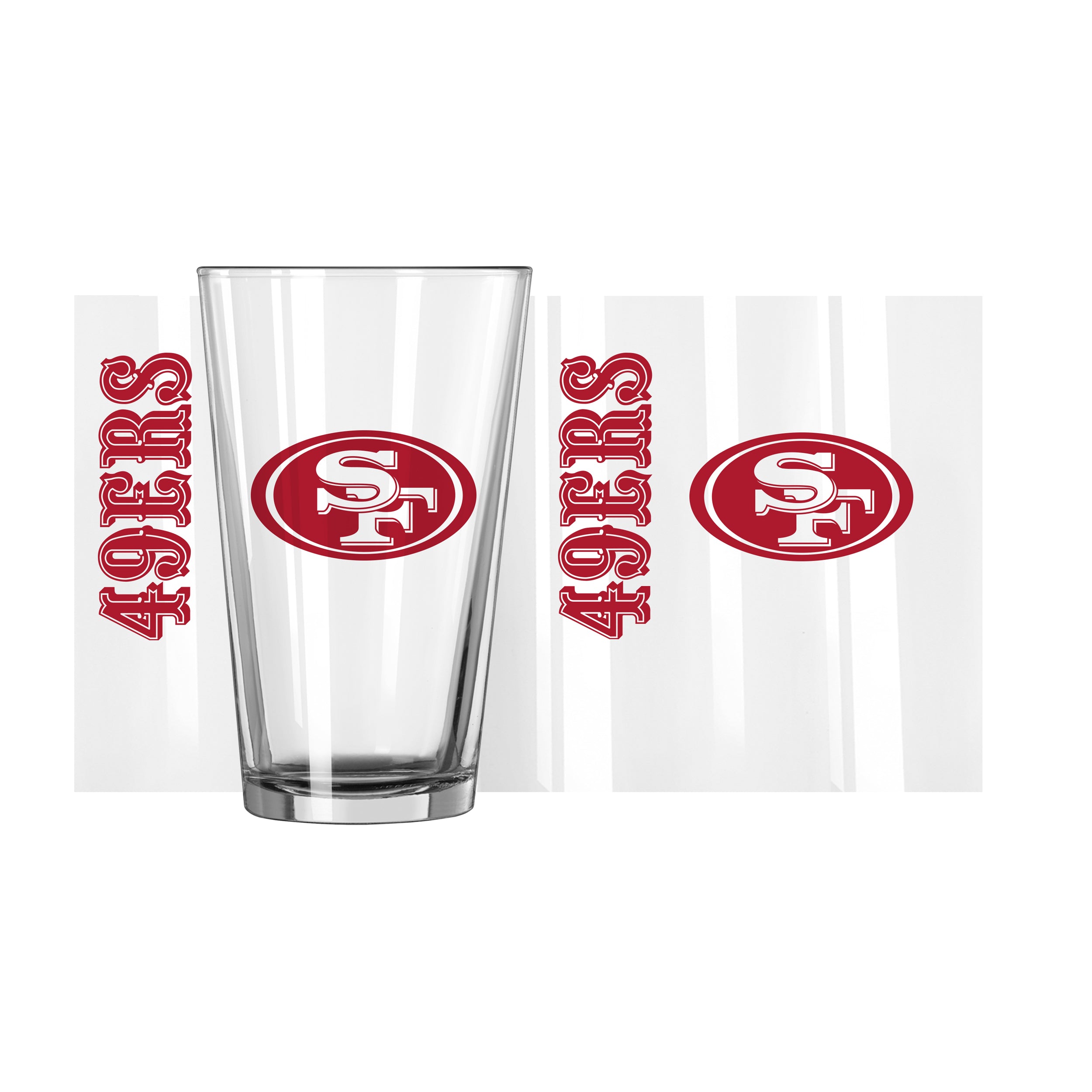 San Francisco 49ers 16oz Gameday Pint Glass