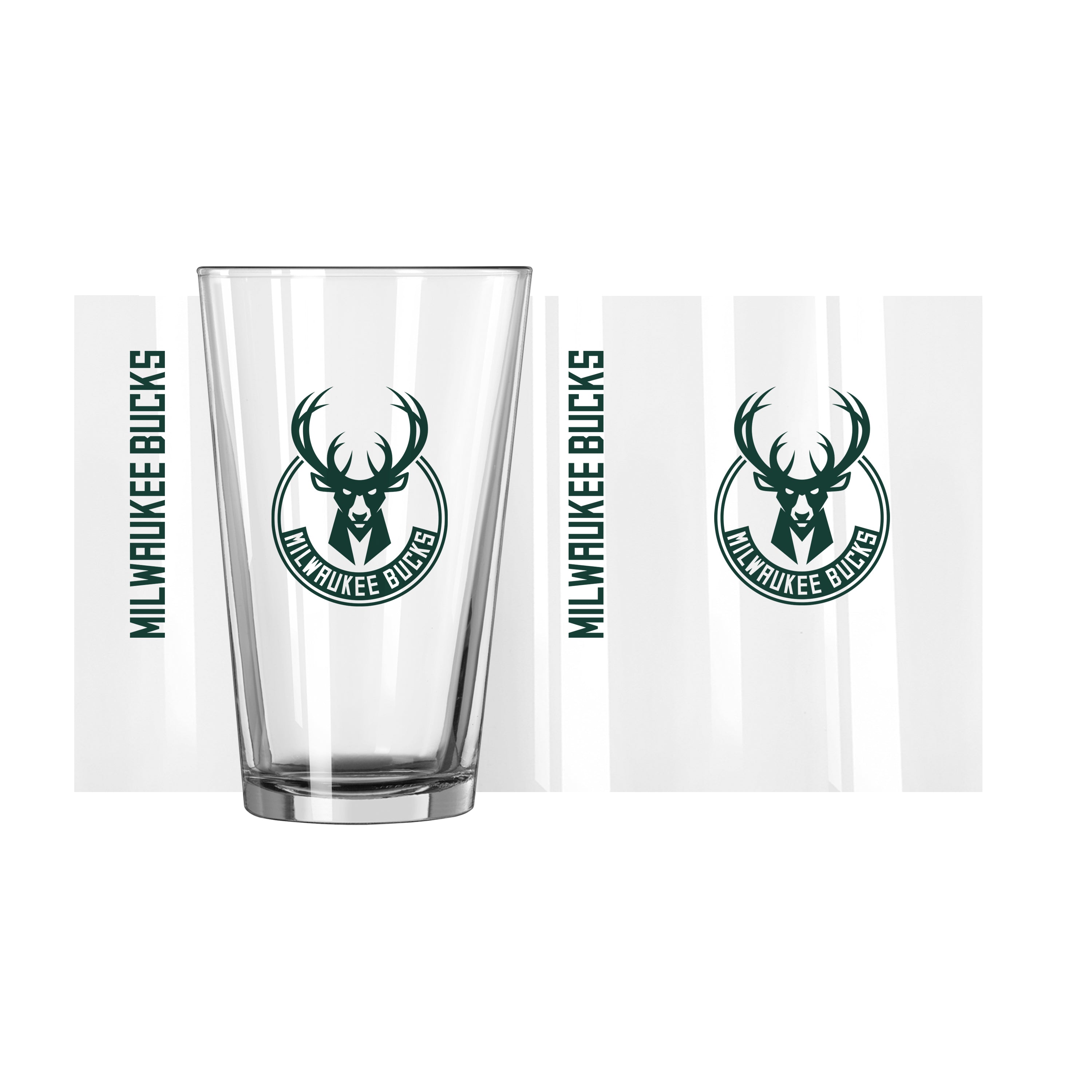 Milwaukee Bucks 16oz Gameday Pint Glass