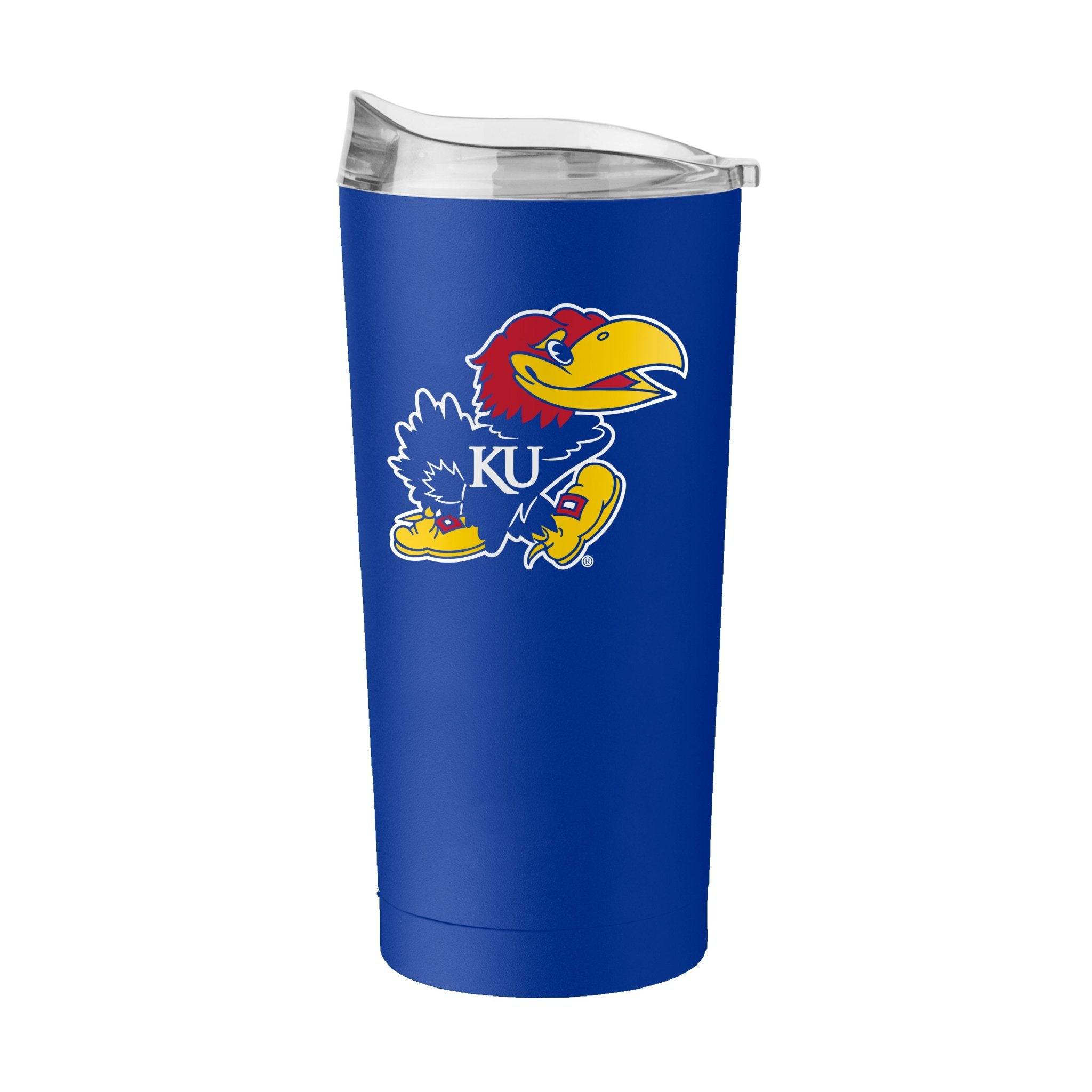 Kansas 20oz Flipside Powder Coat Tumbler - Logo Brands