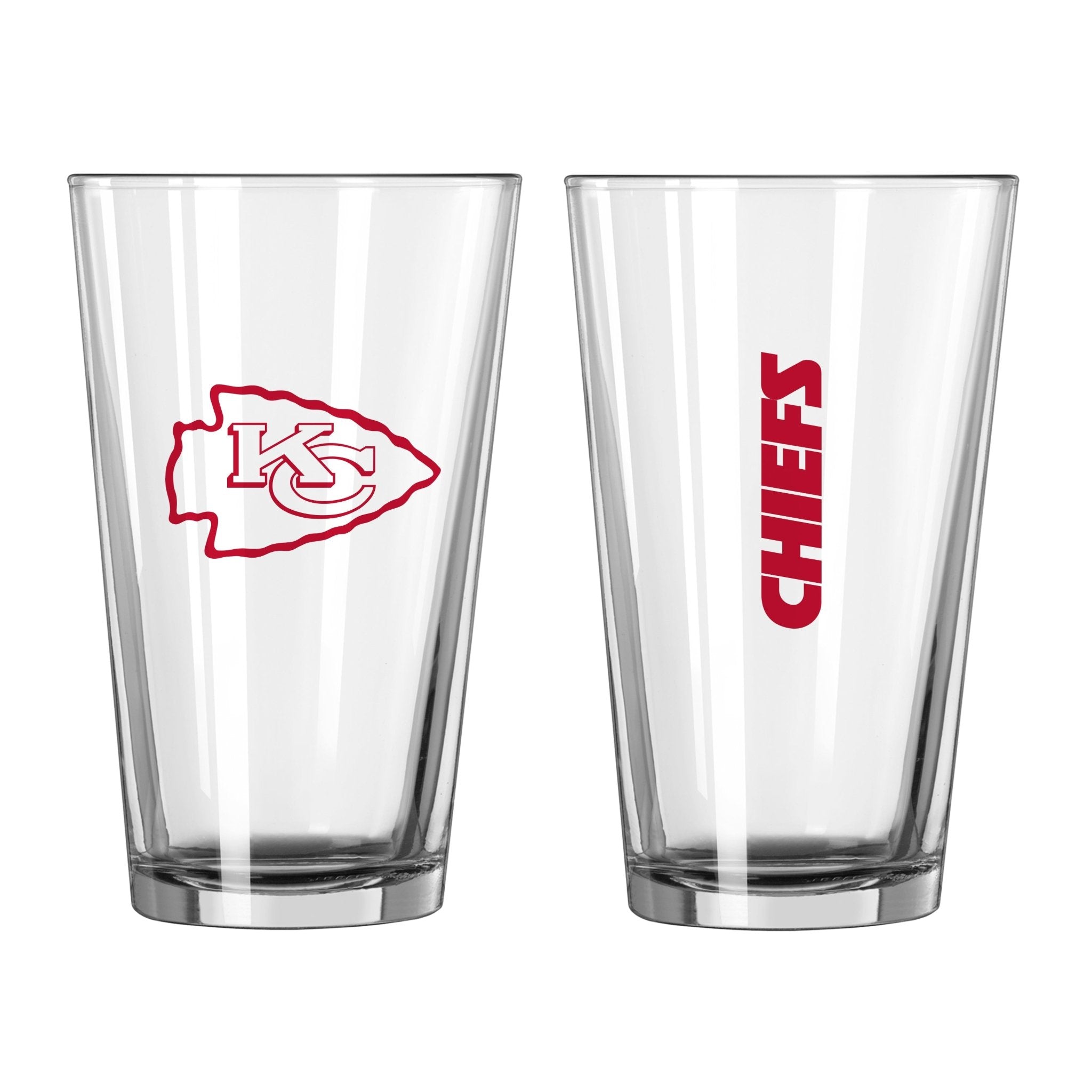 Kansas City Chiefs 16oz Gameday Pint Glass - Logo Brands,Kansas City Chiefs 16oz Gameday Pint Glass - Logo Brands