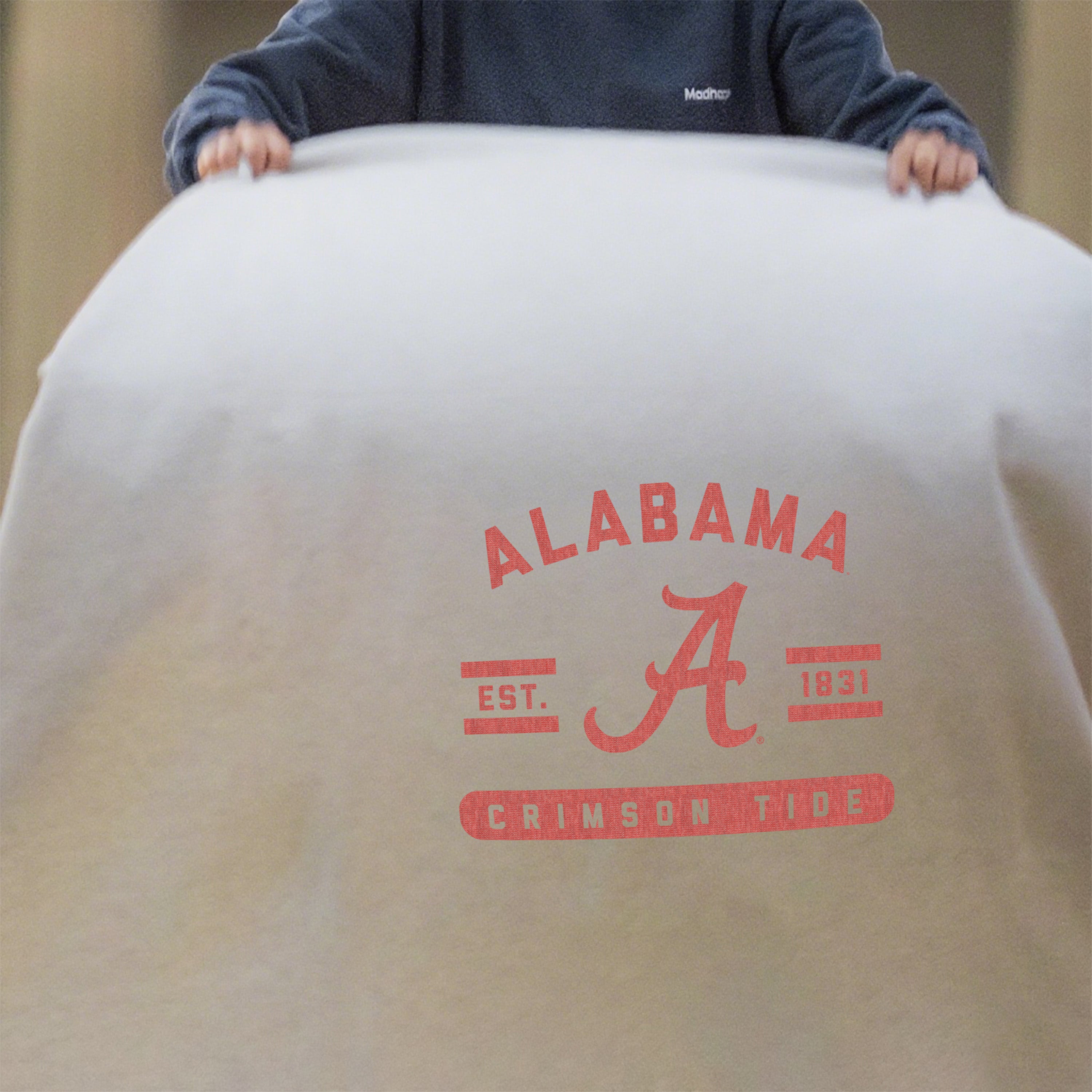 Alabama Sublimated Sweatshirt Blanket