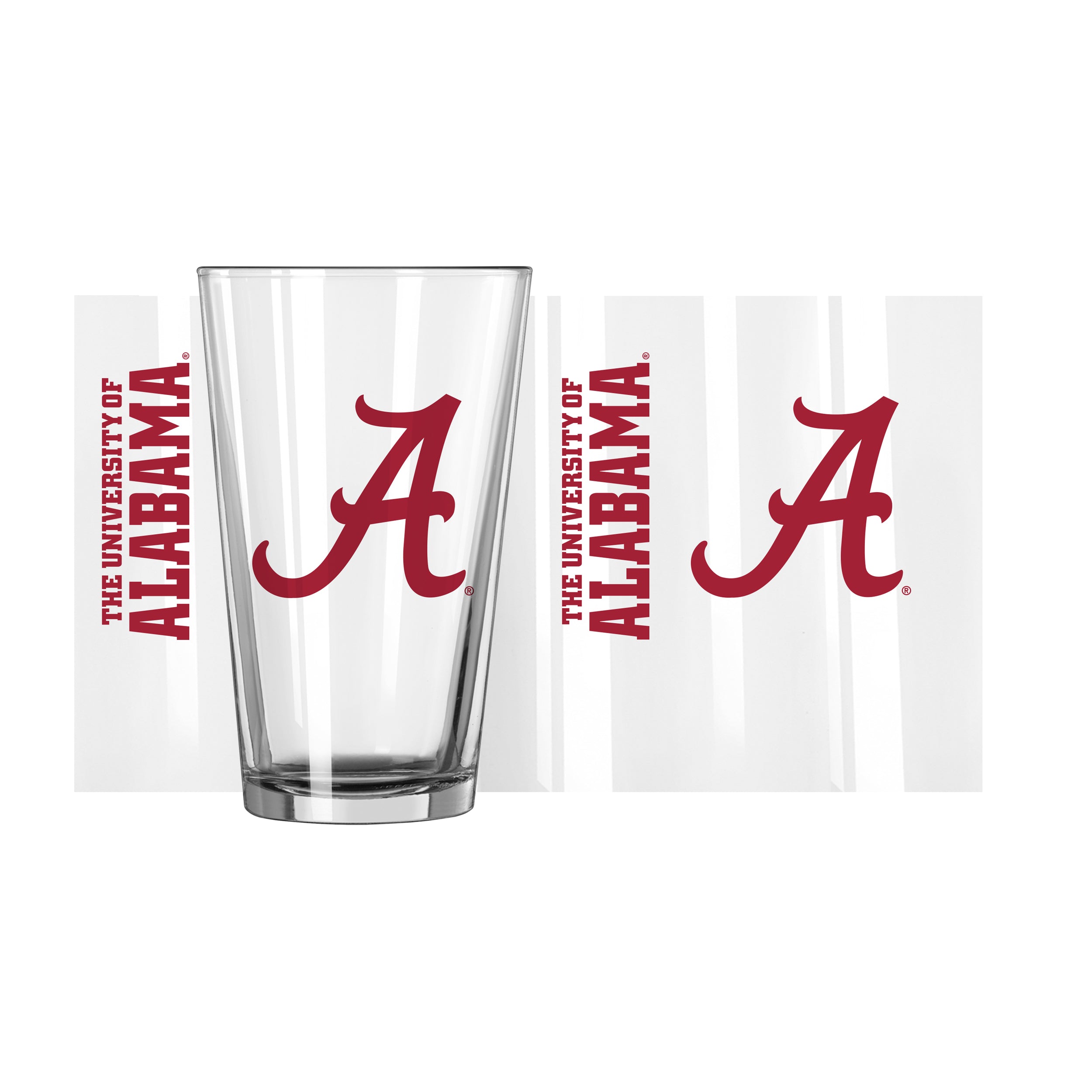 Alabama 16 oz. Gameday Pint Glass