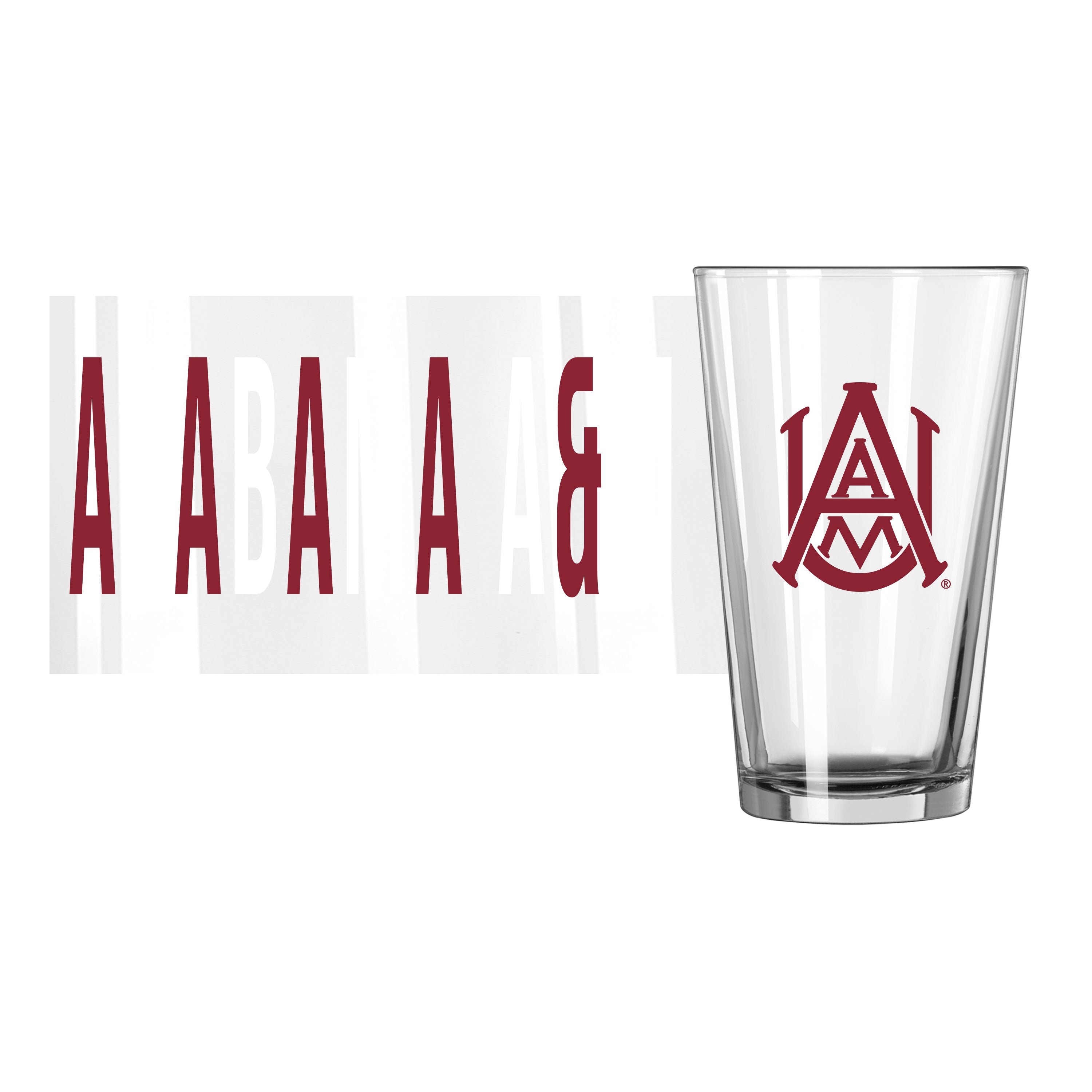 Alabama A&M 16oz Overtime Pint Glass