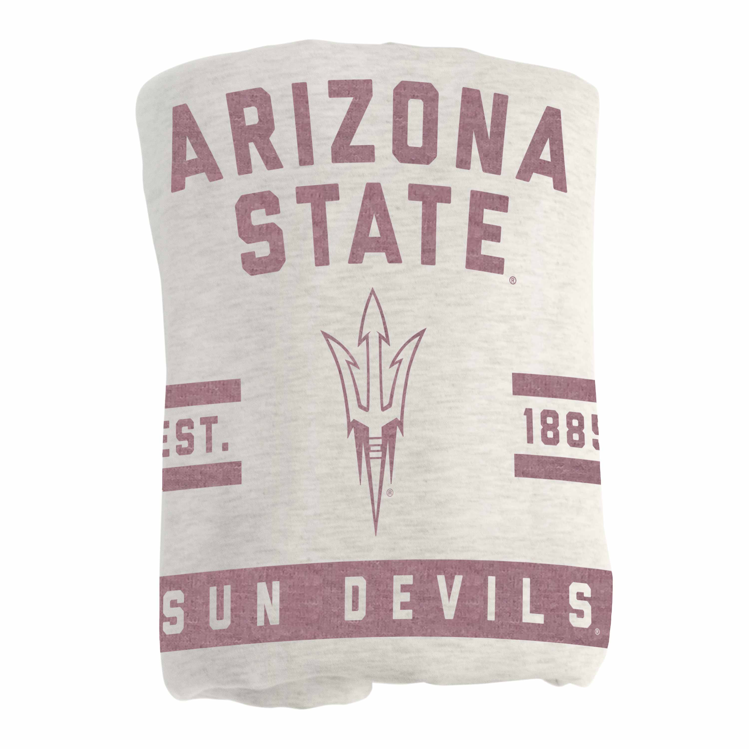 Arizona State Oatmeal Sweatshirt Blanket - Logo Brands