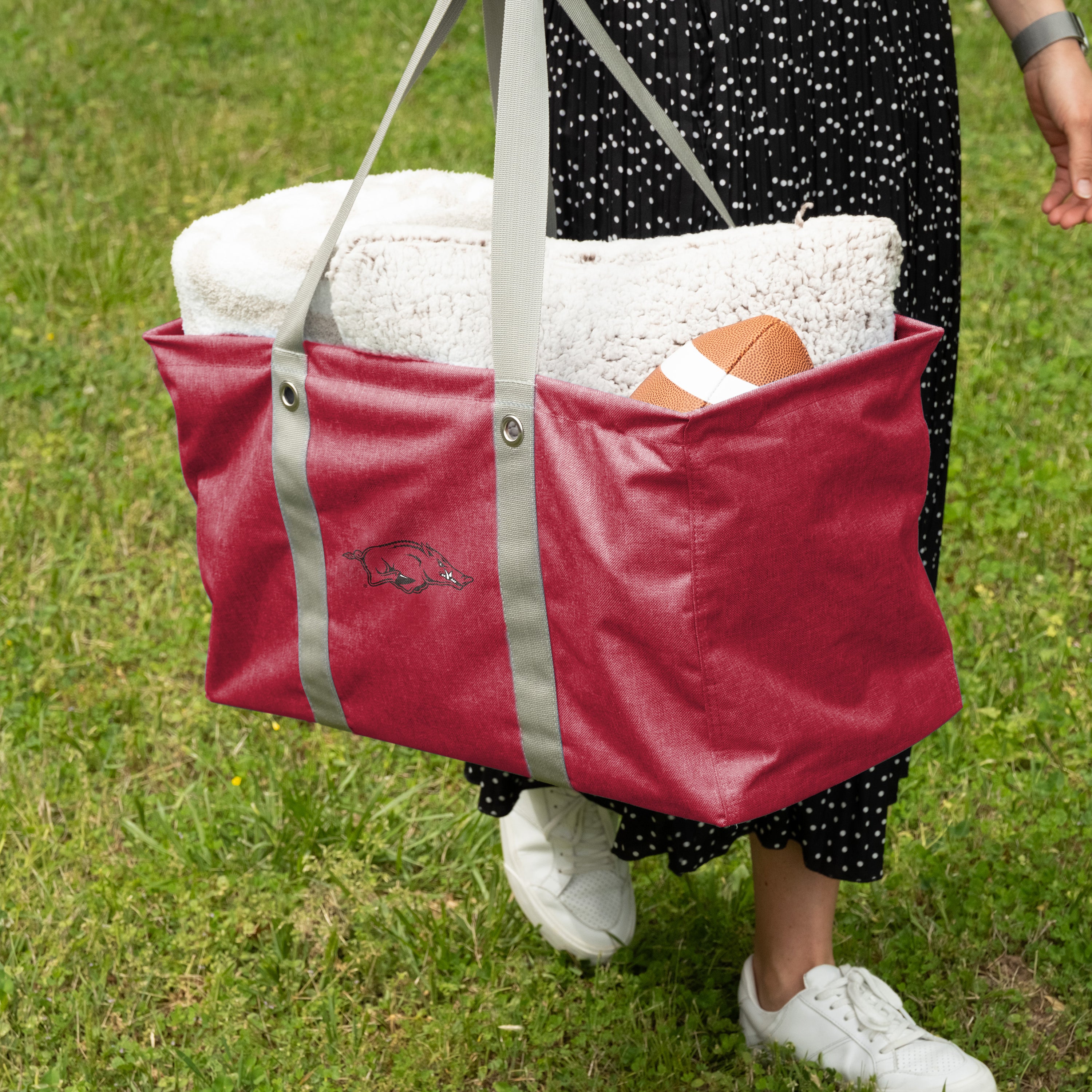 Arkansas Crosshatch Picnic Caddy