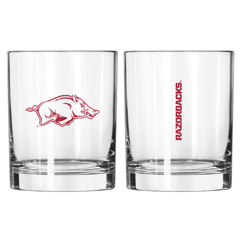 Product Image for Arkansas 14oz Gameday Rocks Glass