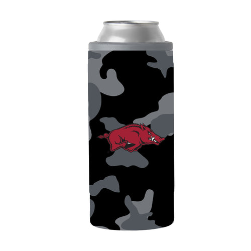 Product Image for Arkansas Black Camo 12oz Slim Can Coolie