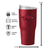 Arkansas 30 oz. Flipside Powder Coat Tumbler